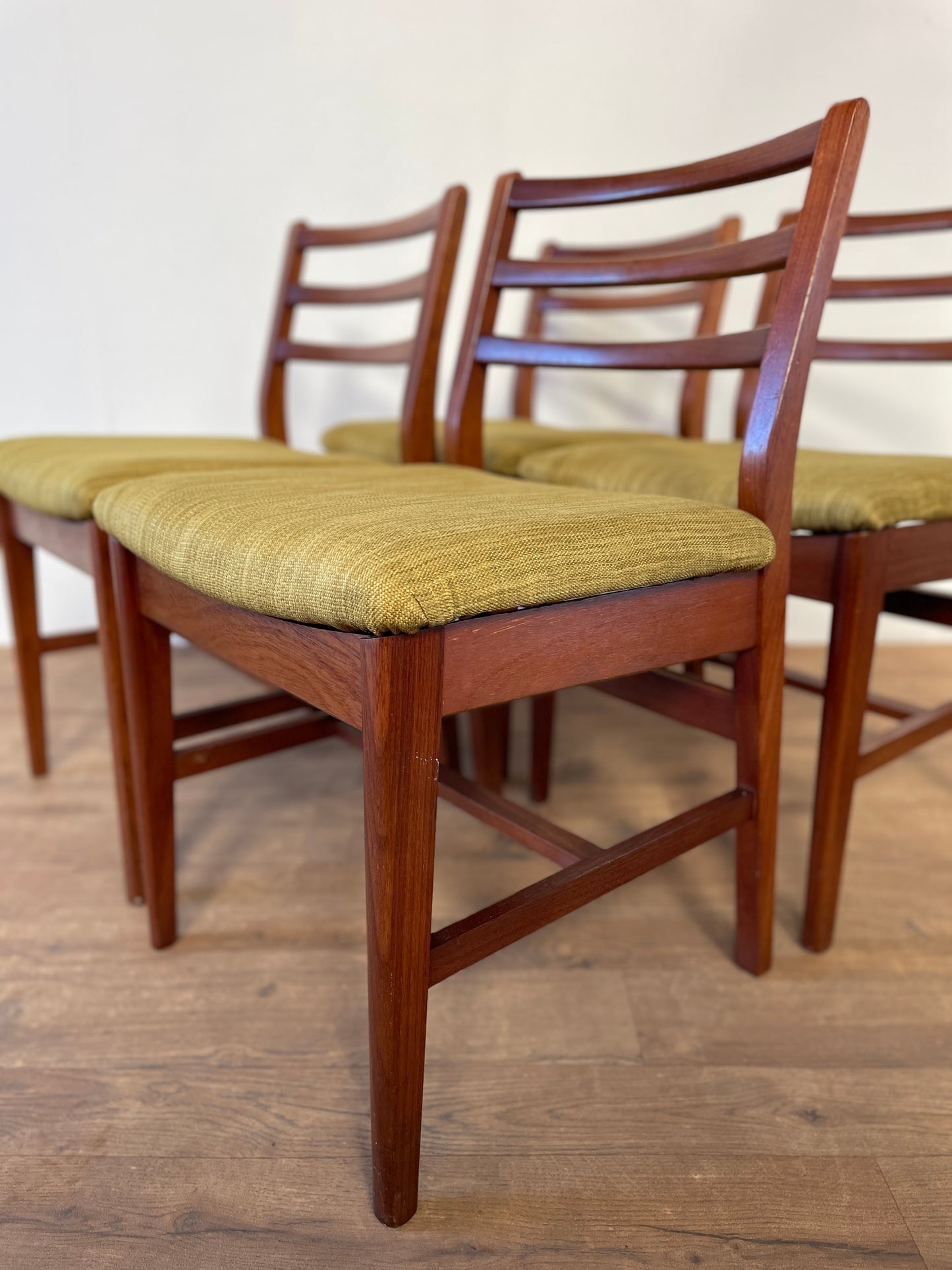 Mid-Century Teak Dining Chairs by John Herbert for Younger – Set of Vintage 1960s Ladder-Back Chairs