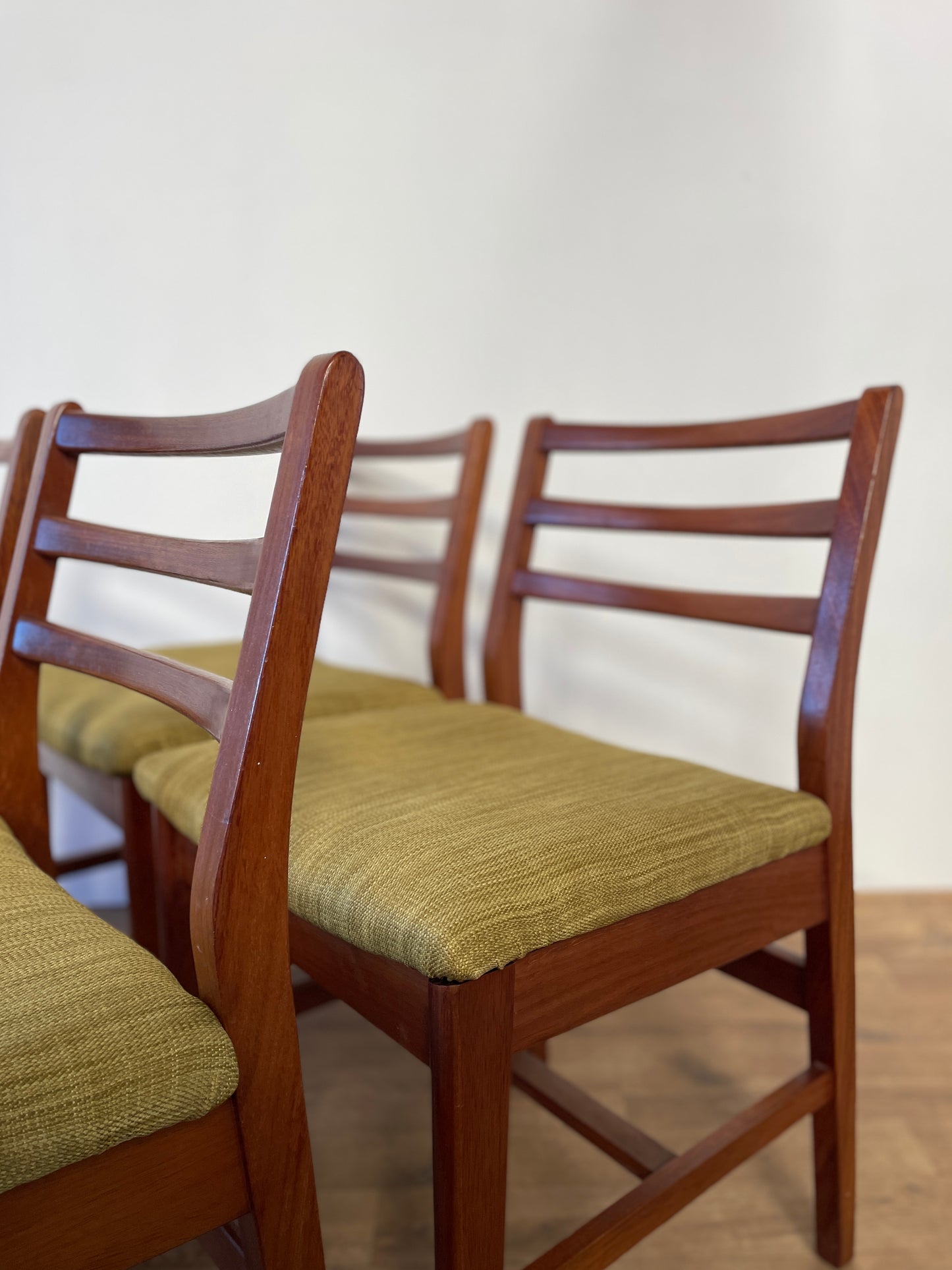 Mid-Century Teak Dining Chairs by John Herbert for Younger – Set of Vintage 1960s Ladder-Back Chairs