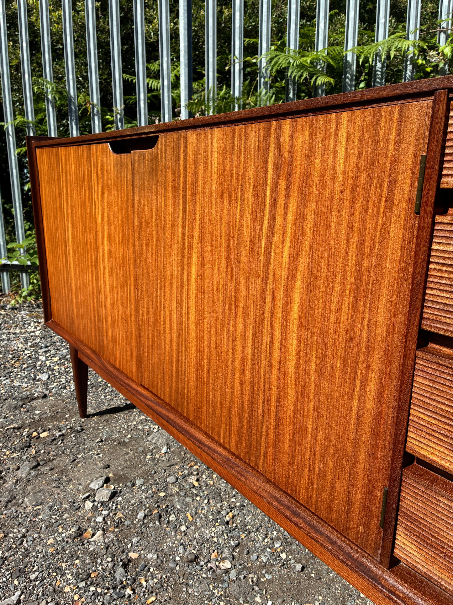 Large Teak Sideboard by Richard Hornby Afromosia Mid-Century | Vintage British Modern Cabinet
