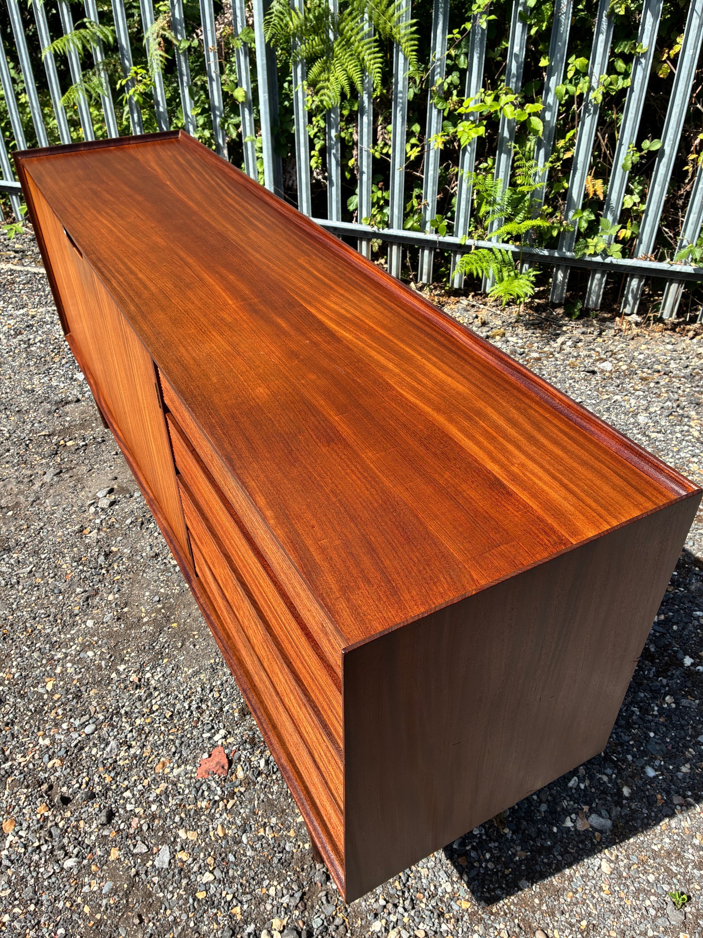 Large Teak Sideboard by Richard Hornby Afromosia Mid-Century | Vintage British Modern Cabinet
