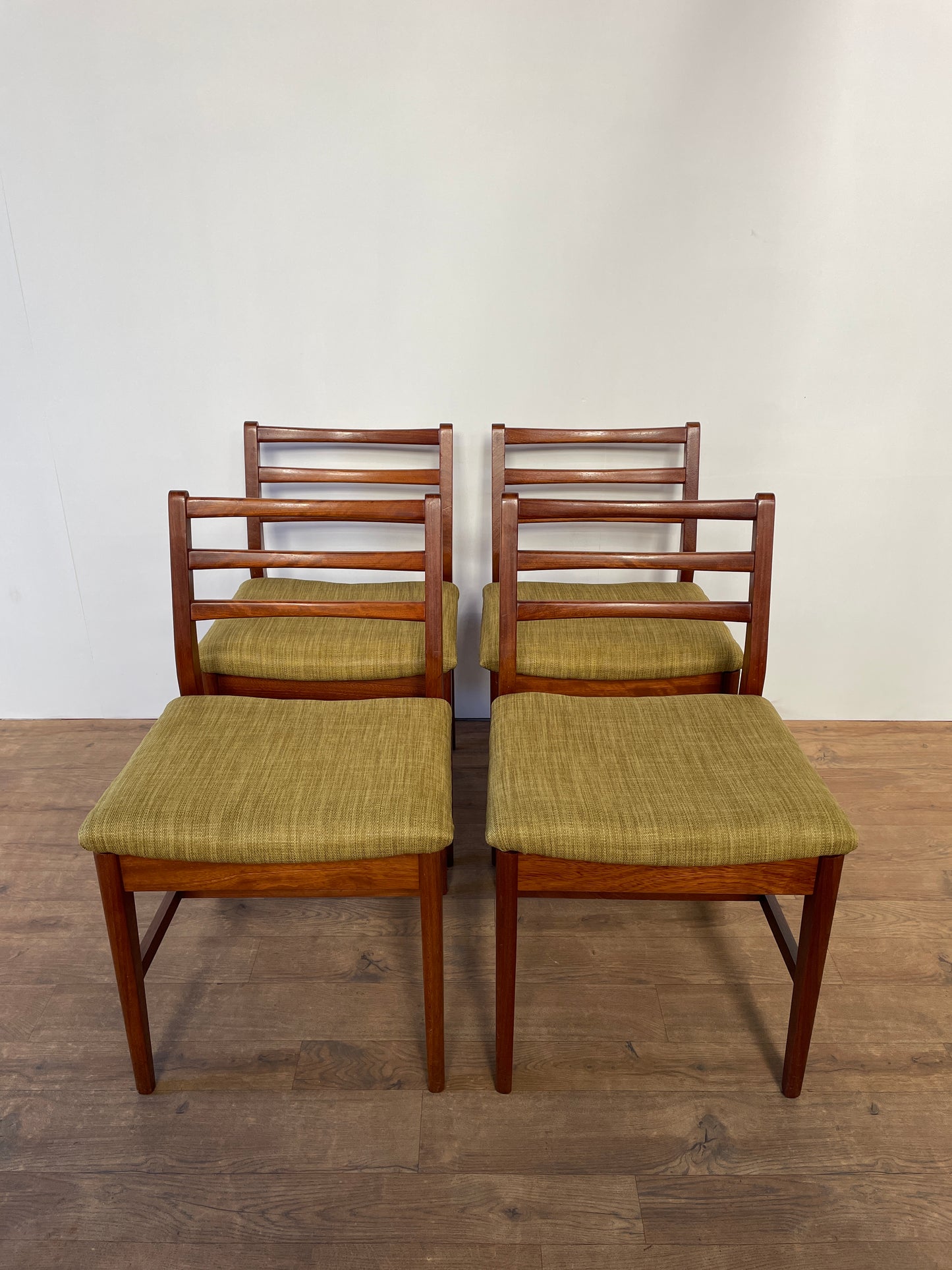 Mid-Century Teak Dining Chairs by John Herbert for Younger – Set of Vintage 1960s Ladder-Back Chairs