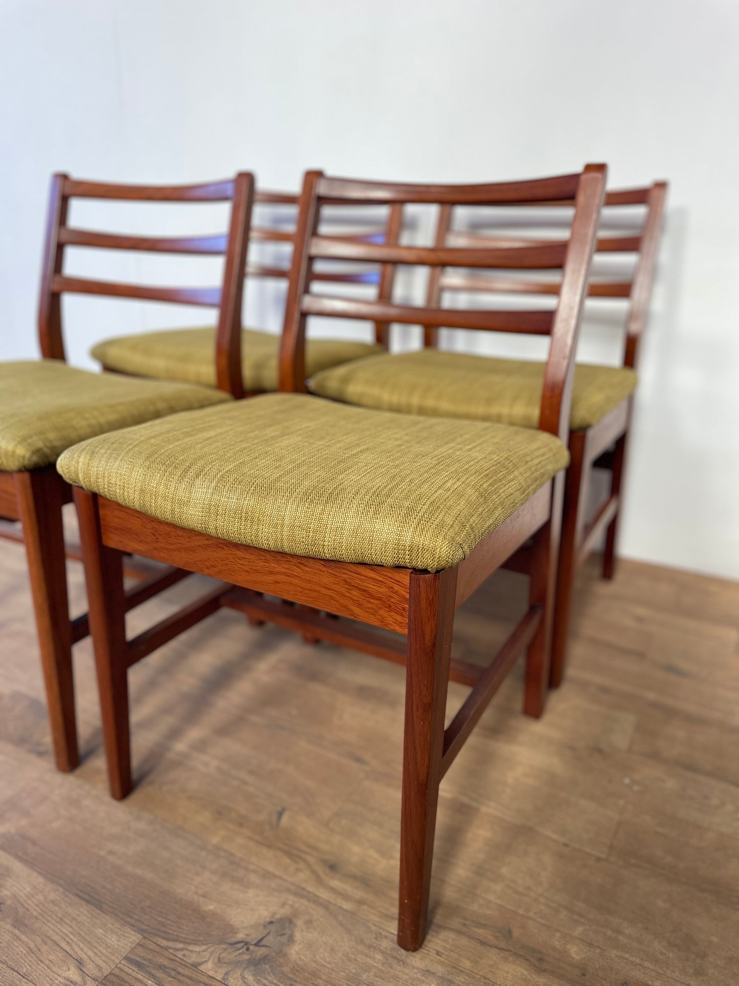 Mid-Century Teak Dining Chairs by John Herbert for Younger – Set of Vintage 1960s Ladder-Back Chairs