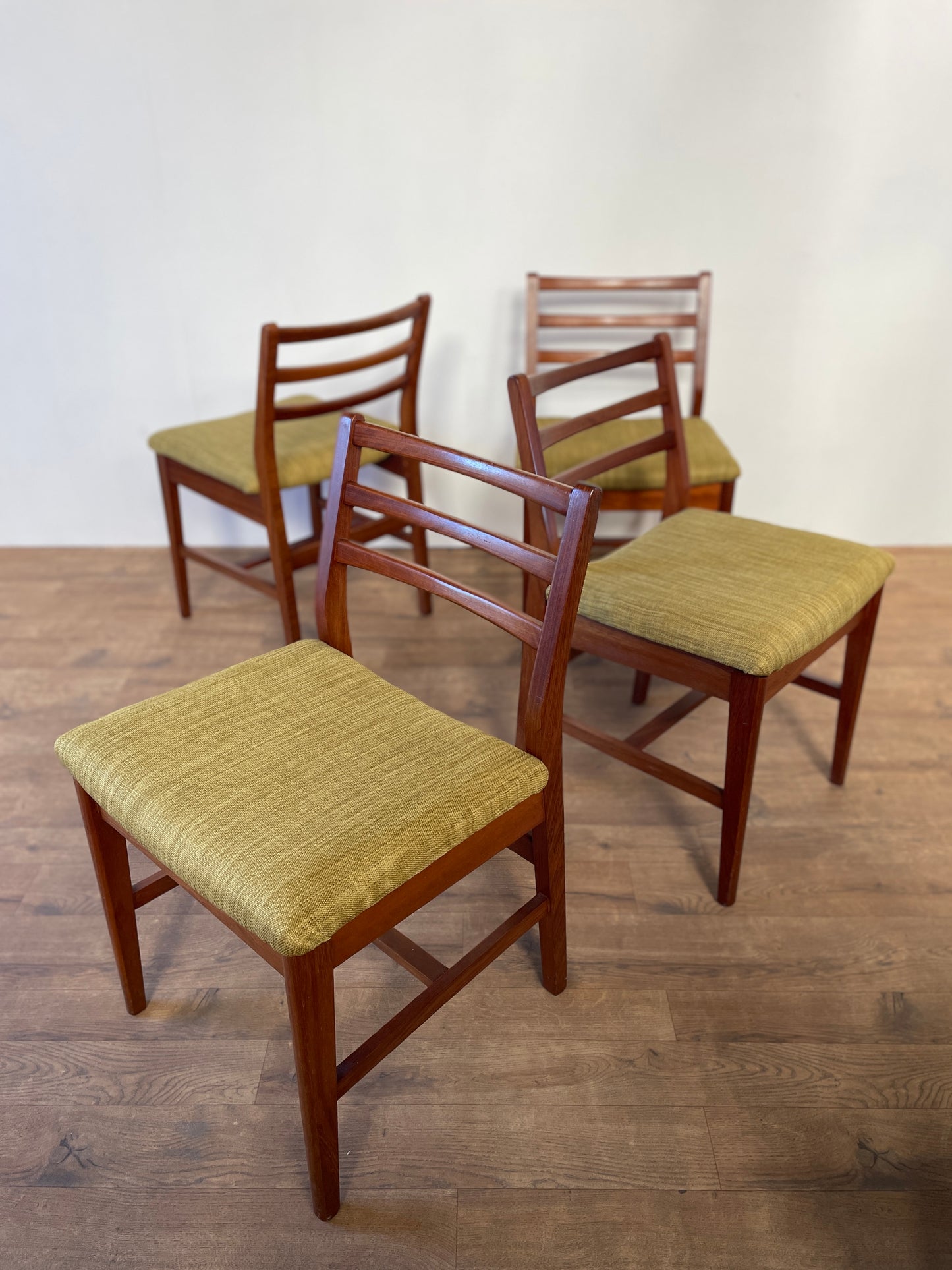 Mid-Century Teak Dining Chairs by John Herbert for Younger – Set of Vintage 1960s Ladder-Back Chairs