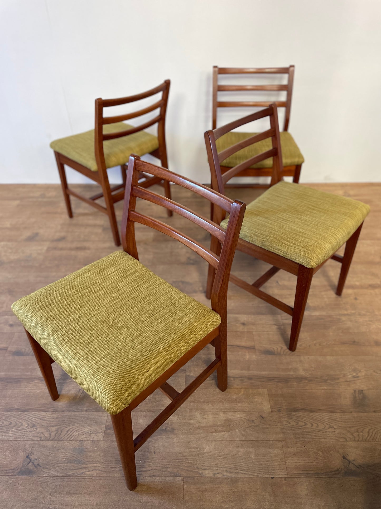 Mid-Century Teak Dining Chairs by John Herbert for Younger – Set of Vintage 1960s Ladder-Back Chairs