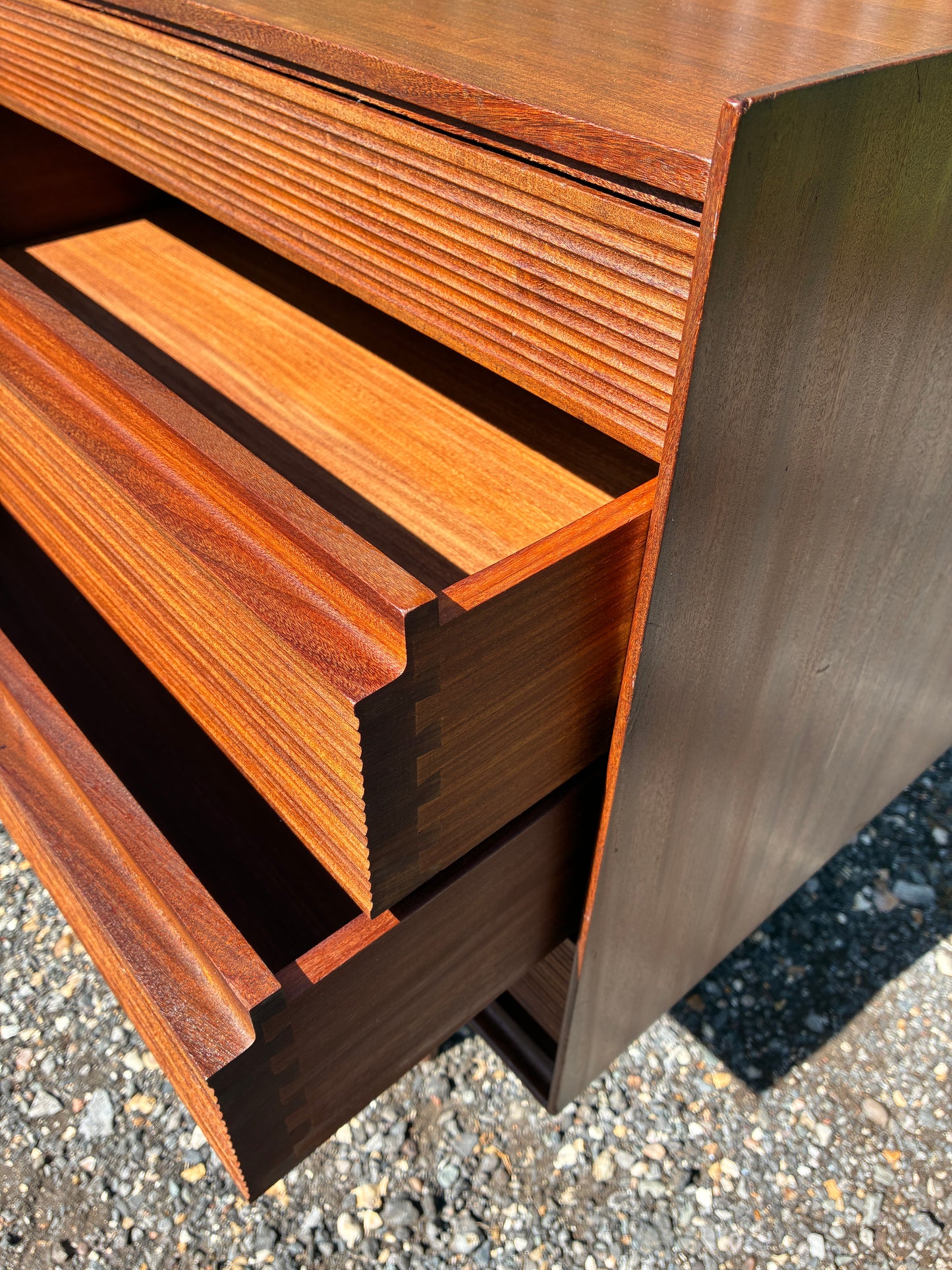 Large Teak Sideboard by Richard Hornby Afromosia Mid-Century | Vintage British Modern Cabinet