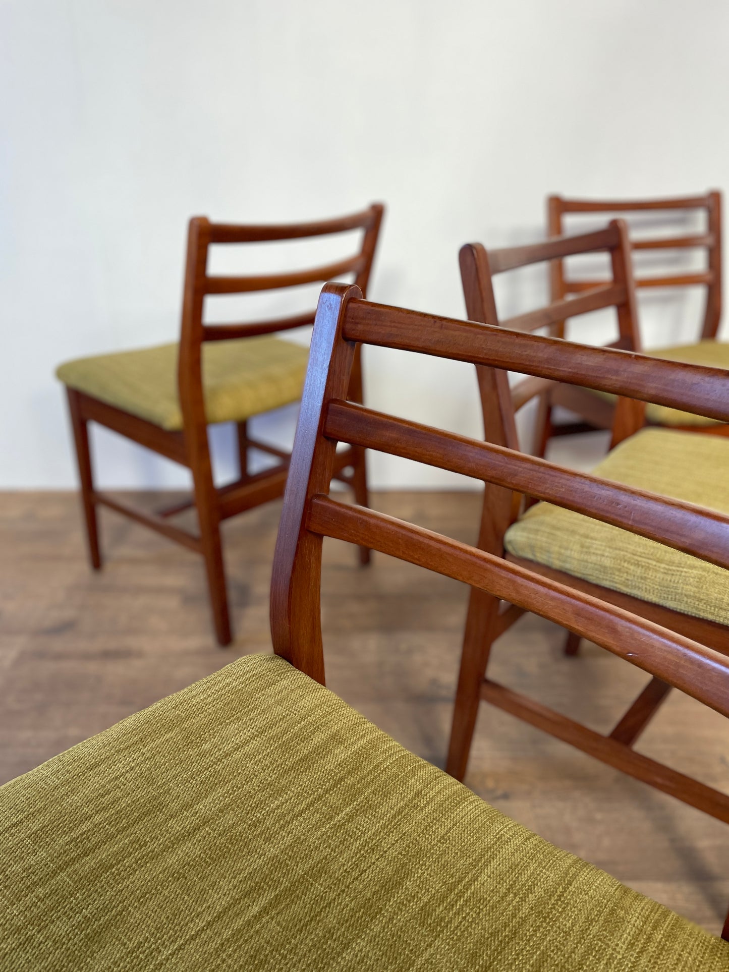 Mid-Century Teak Dining Chairs by John Herbert for Younger – Set of Vintage 1960s Ladder-Back Chairs