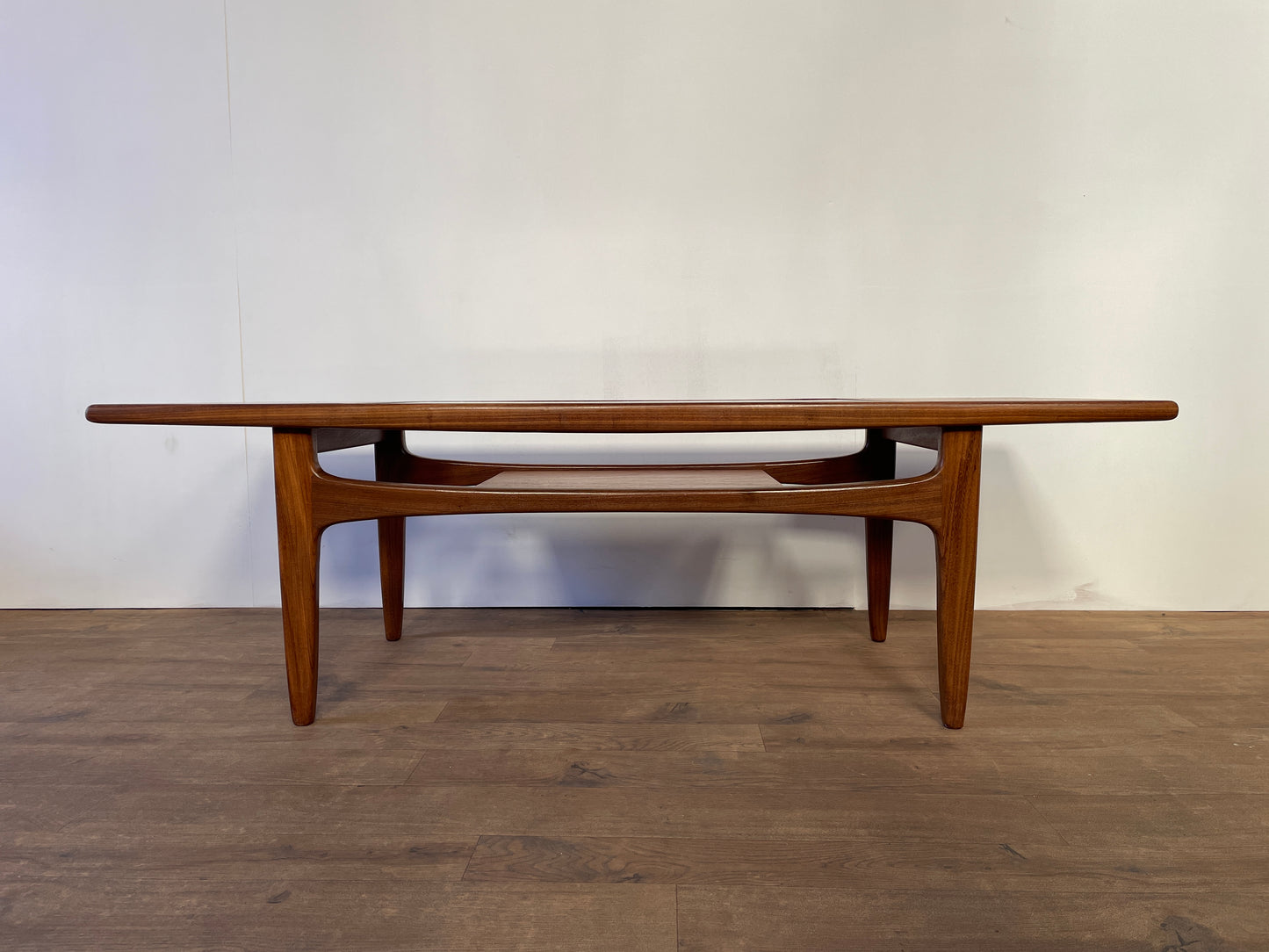 Mid-Century G Plan Teak Coffee Table with Glass Top | Vintage 1960s British Design