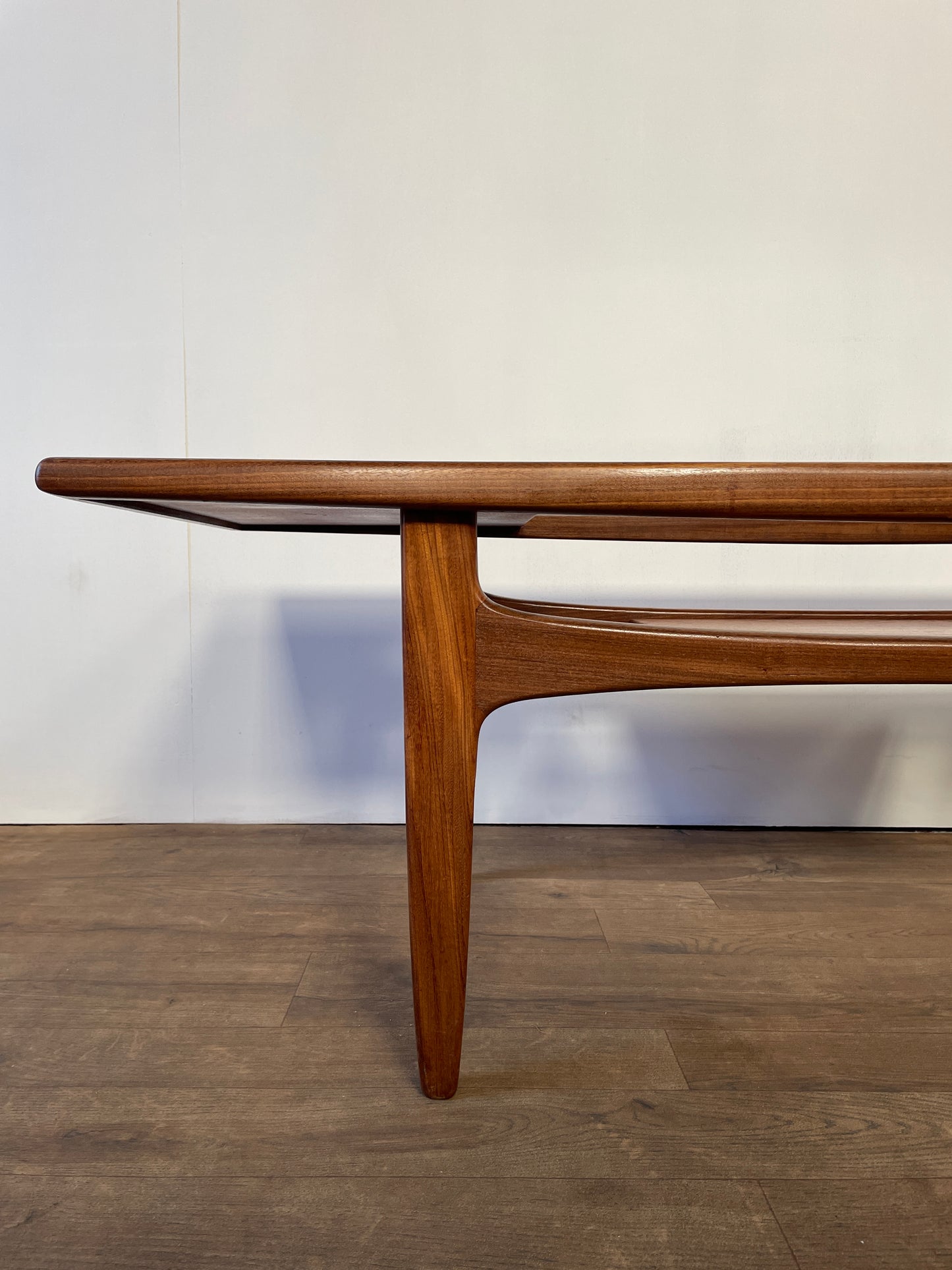 Mid-Century G Plan Teak Coffee Table with Glass Top | Vintage 1960s British Design