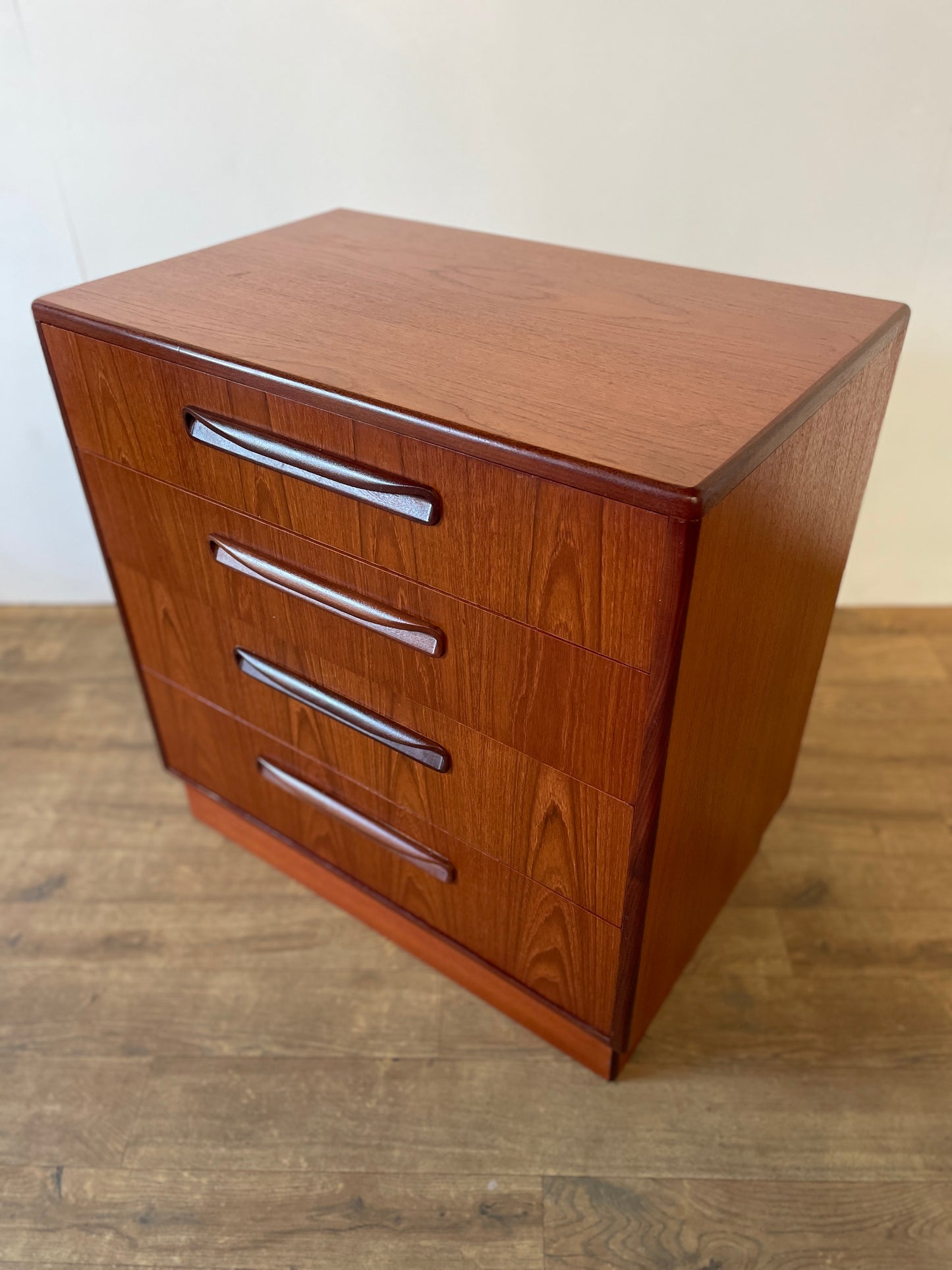 Mid-Century Teak G Plan 4-Drawer Chest | Vintage Fresco Bedroom Storage