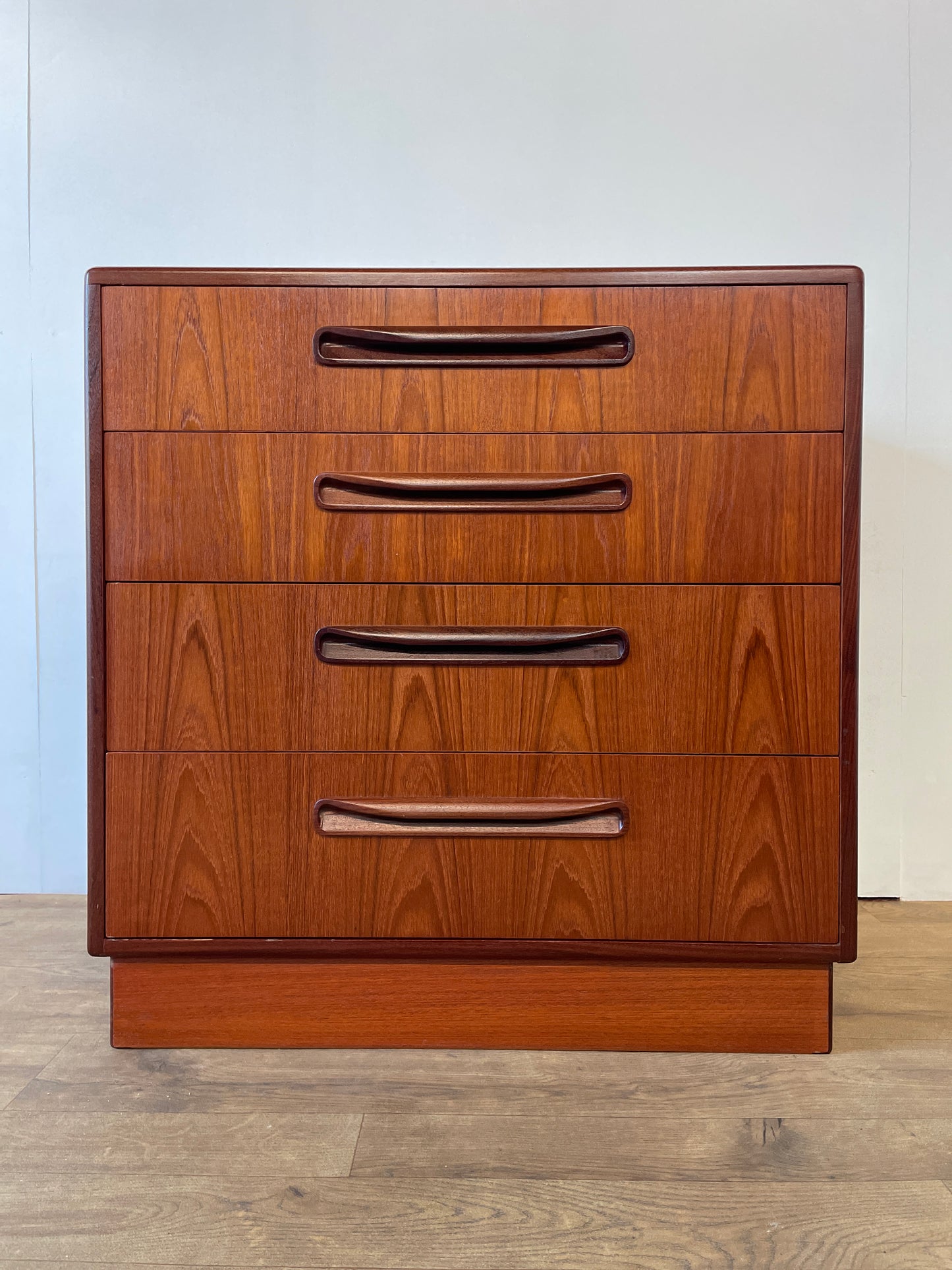 Mid-Century Teak G Plan 4-Drawer Chest | Vintage Fresco Bedroom Storage