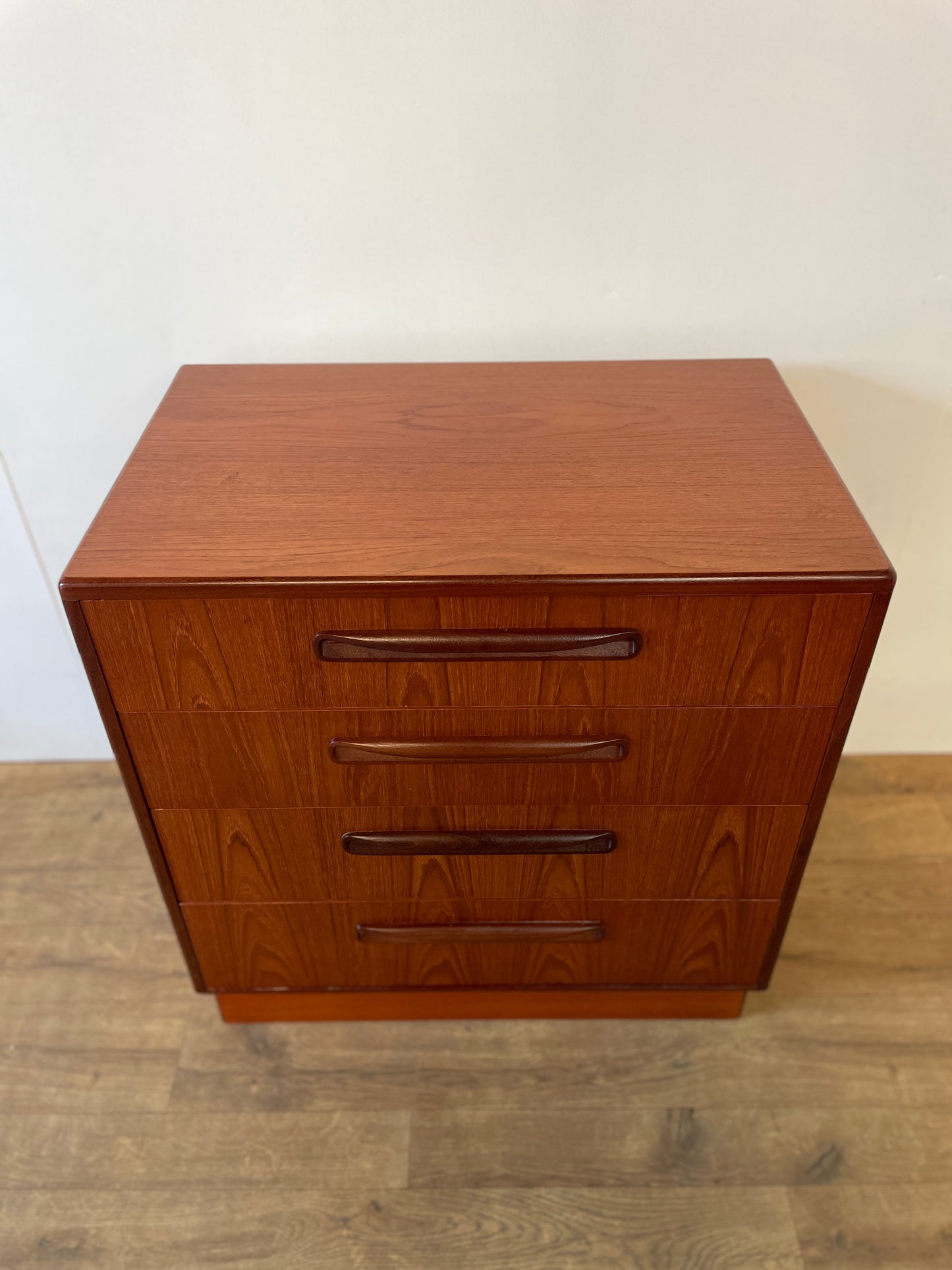 Mid-Century Teak G Plan 4-Drawer Chest | Vintage Fresco Bedroom Storage
