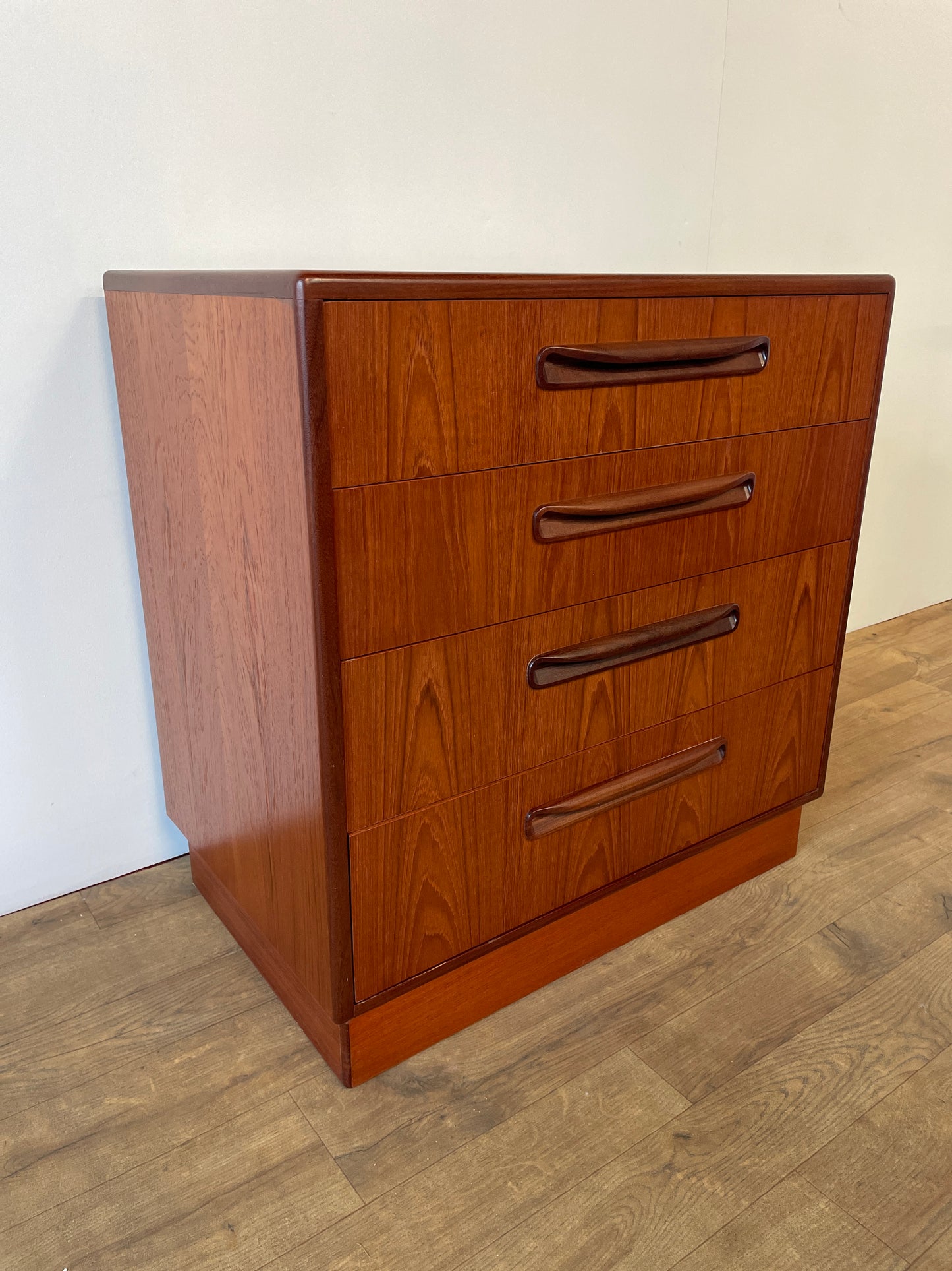 Mid-Century Teak G Plan 4-Drawer Chest | Vintage Fresco Bedroom Storage