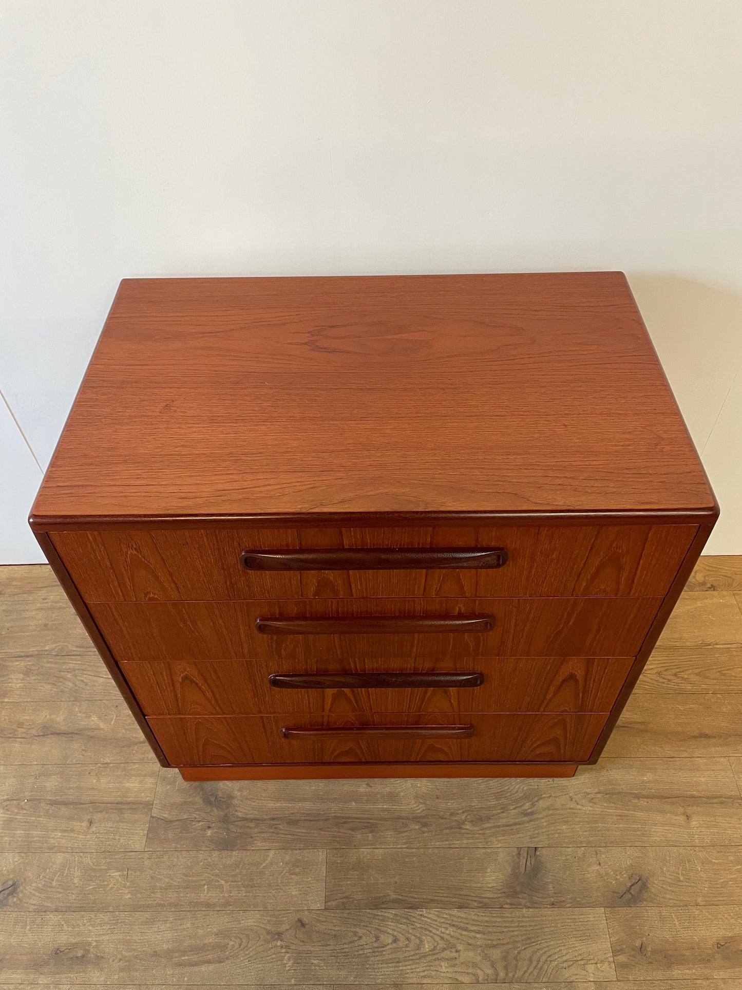 Mid-Century Teak G Plan 4-Drawer Chest | Vintage Fresco Bedroom Storage