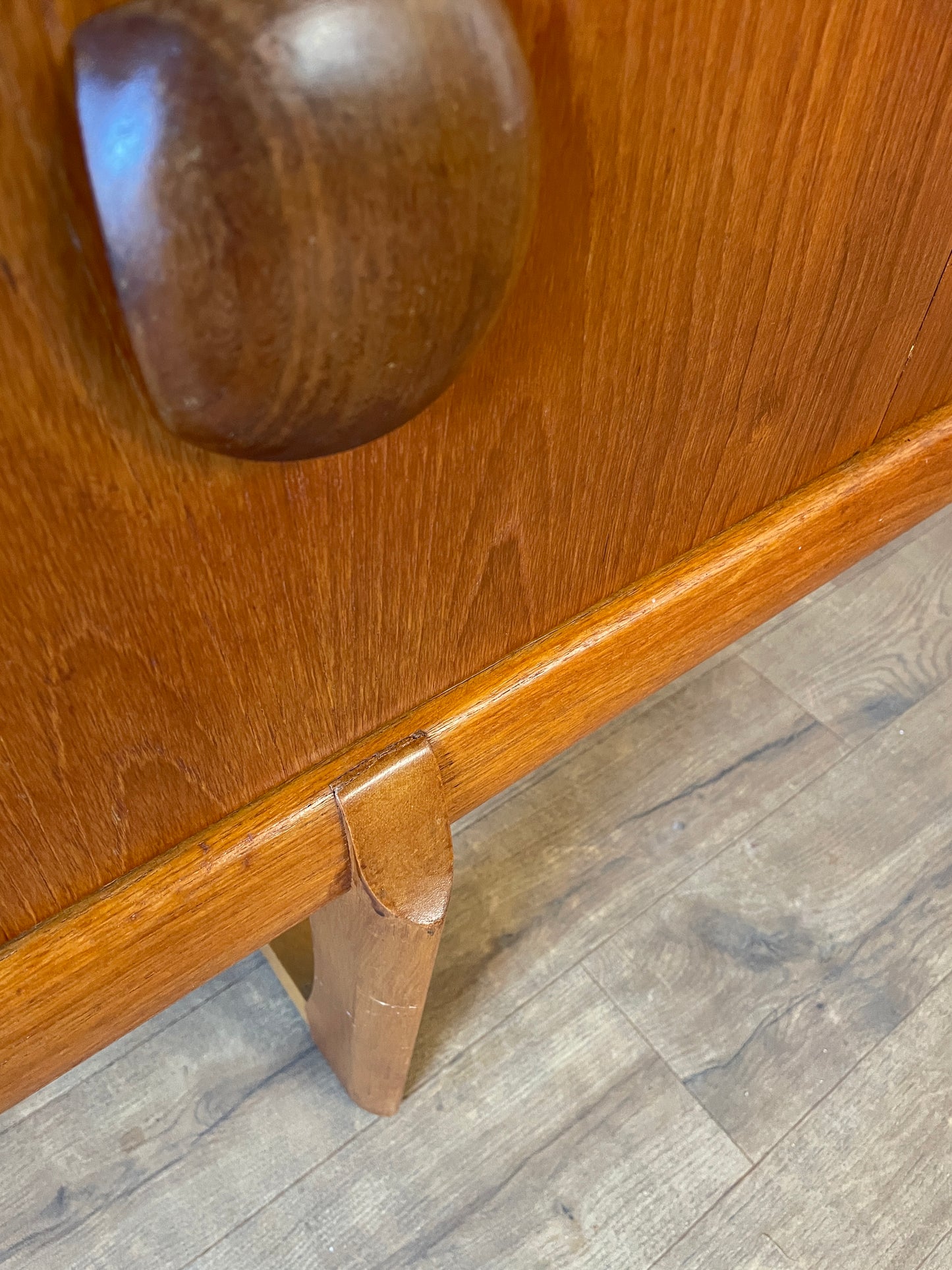 Mid-Century Teak Elliotts of Newbury Sideboard – Vintage 1960s British Long Sideboard 153cm