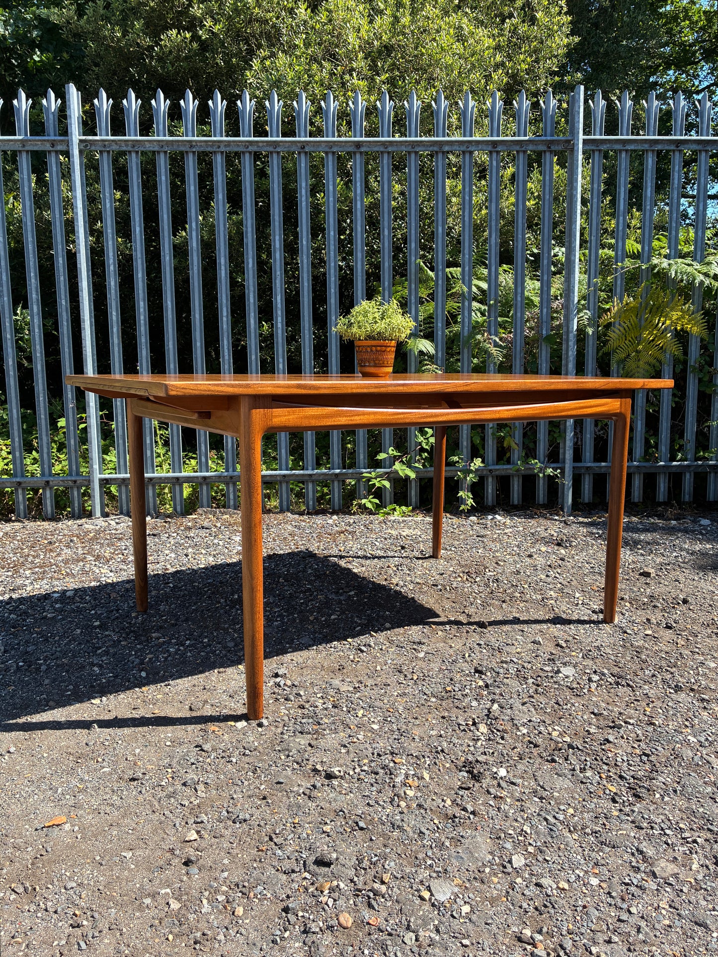 Mid-Century G Plan Extendable Dining Table by LB Kofod Larsen | Vintage Danish Teak | 2 Extension Leaves | Seats 6–10