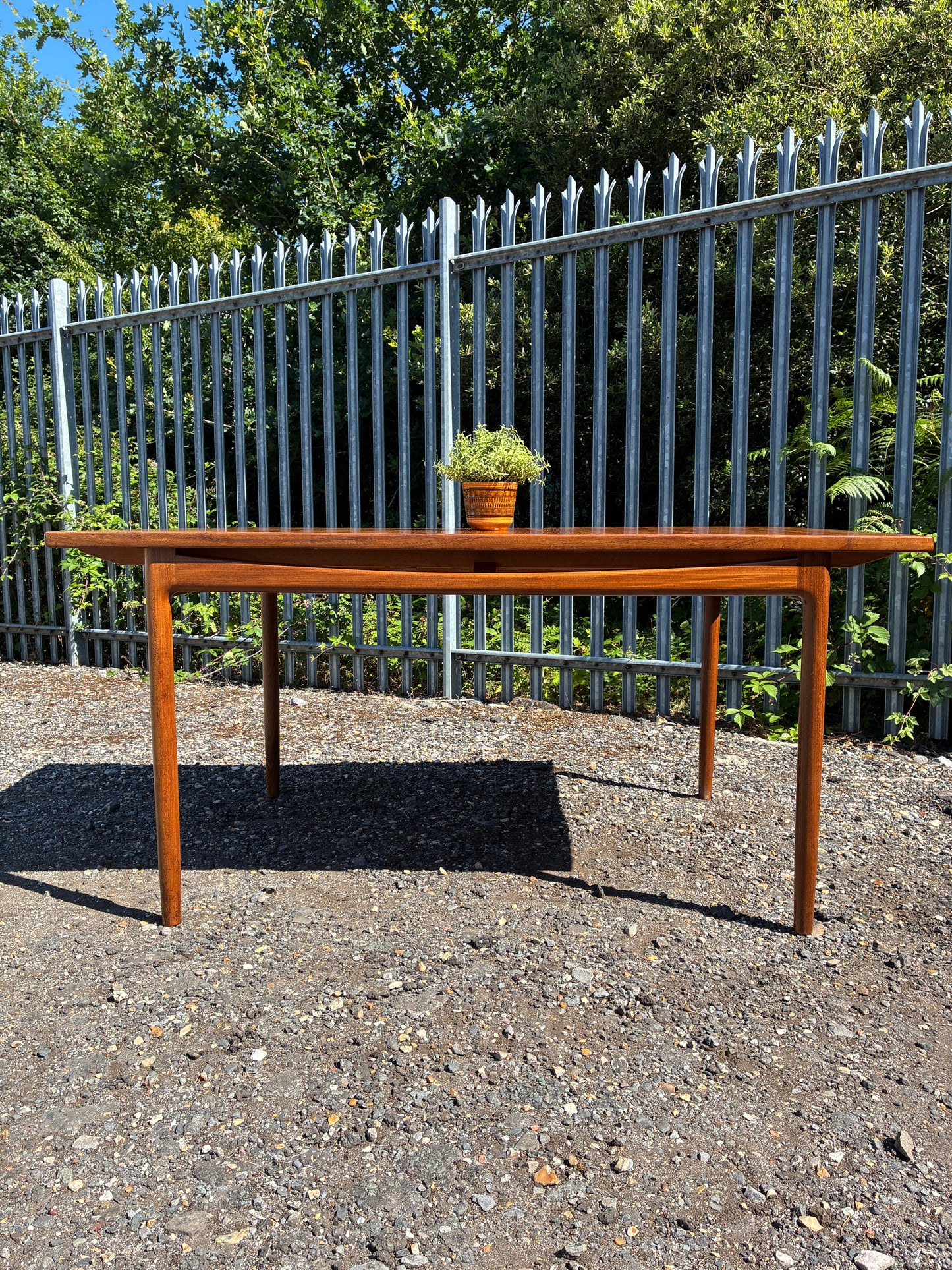 Mid-Century G Plan Extendable Dining Table by LB Kofod Larsen | Vintage Danish Teak | 2 Extension Leaves | Seats 6–10