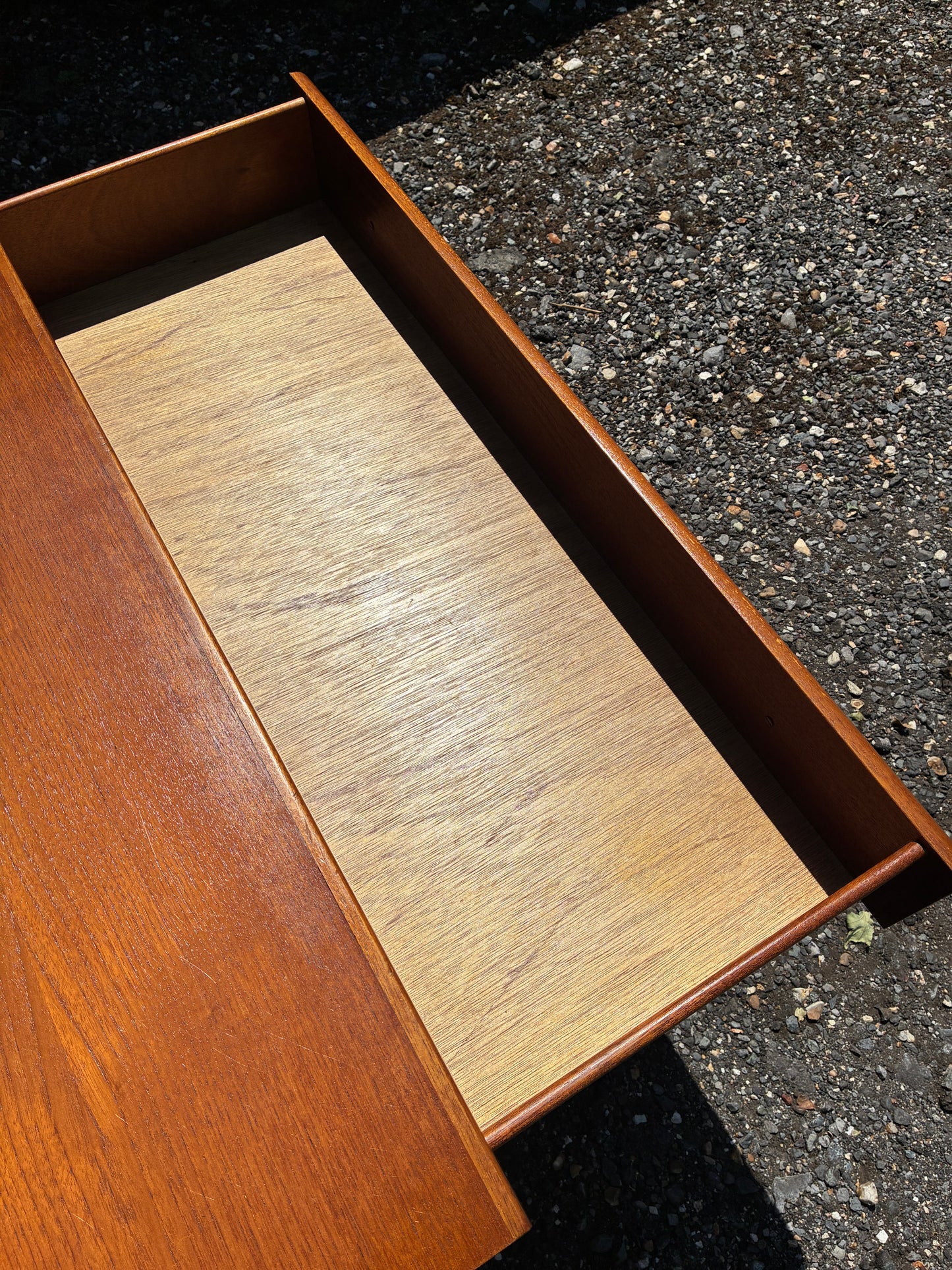 Mid-Century Teak Sideboard by Jentique | Vintage Danish Style Compact Cabinet | Retro Hallway Storage Cupboard