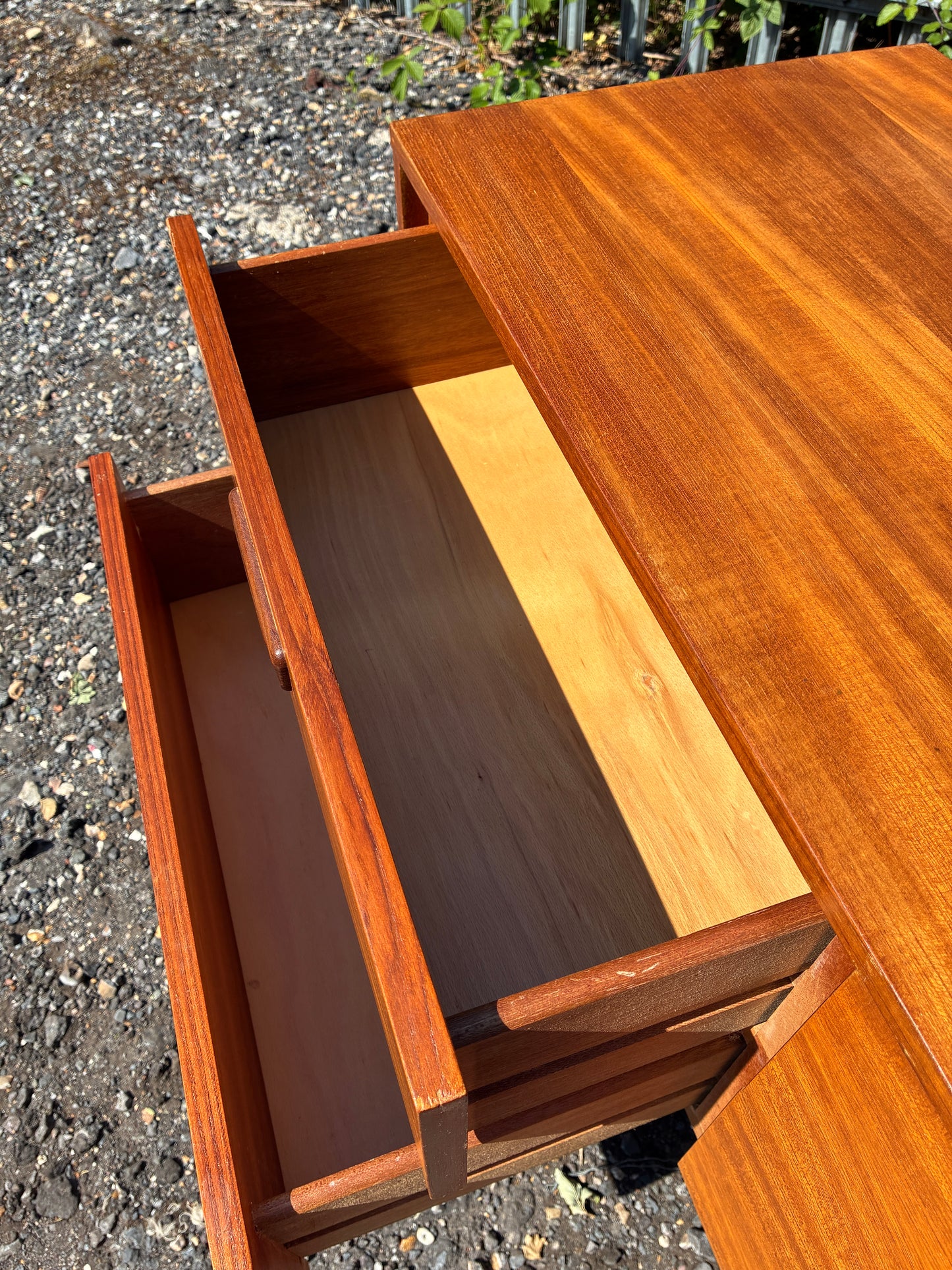 Mid-Century 4 Drawer Sideboard Vintage Teak| Scandinavian Style Chest of Drawers | Danish Modern Low Storage Cabinet