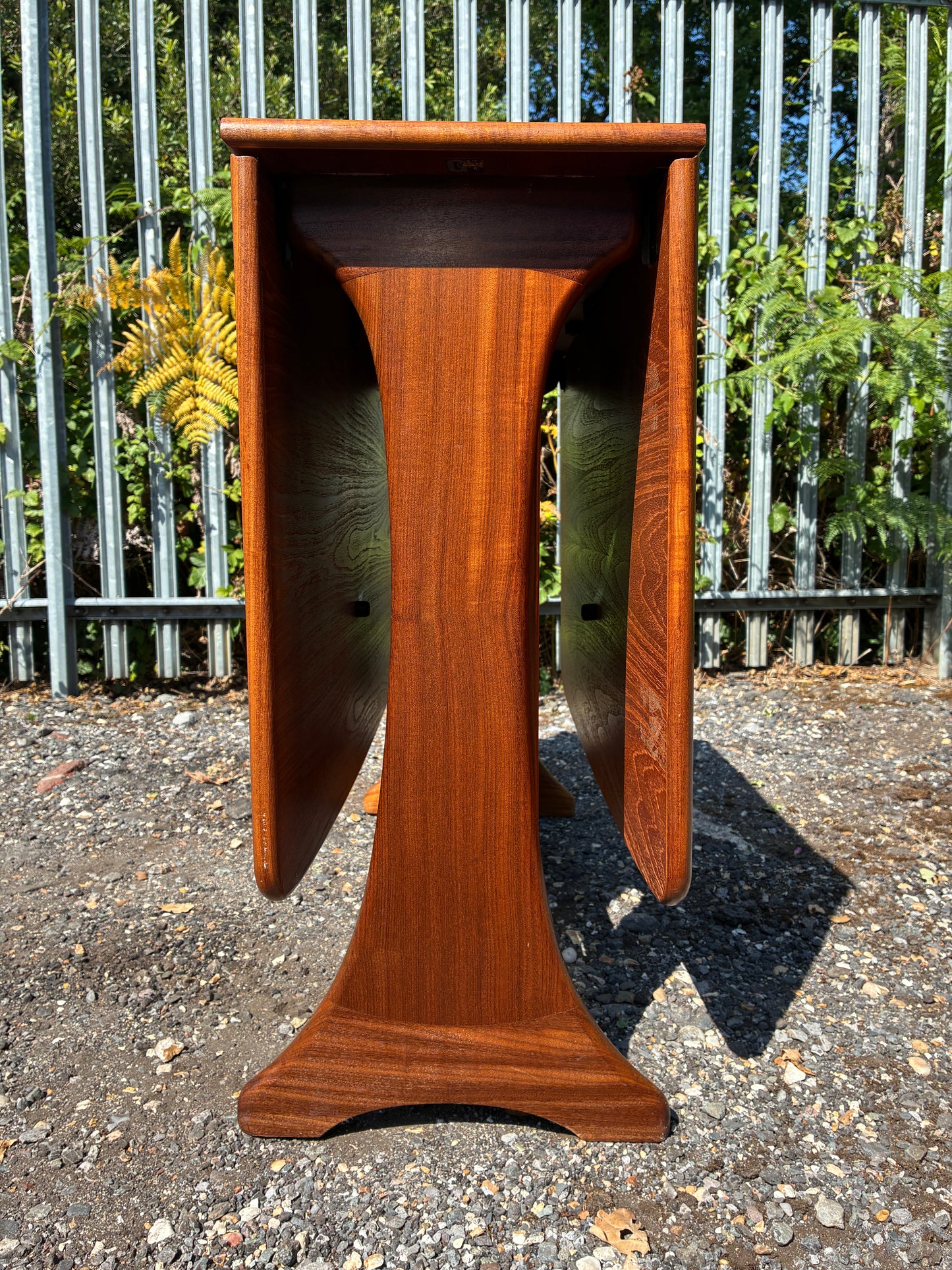 G Plan Mid-Century Teak Drop Leaf Dining Table | Vintage Folding Gateleg | Space Saving Extending | 91cm to 136cm