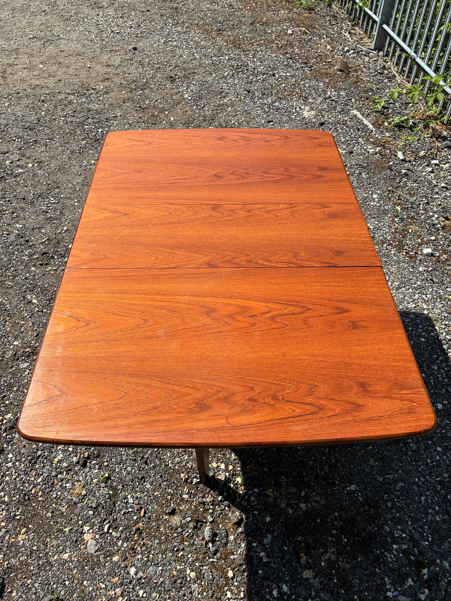 G Plan Mid-Century Teak Drop Leaf Dining Table | Vintage Folding Gateleg | Space Saving Extending | 91cm to 136cm