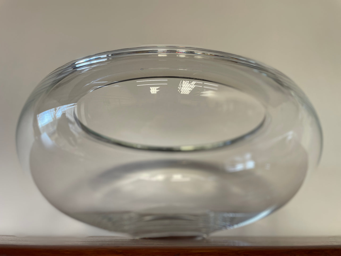 Mid-Century Clear Glass Bowl by Per Lütken for Holmegaard Provence, 1955