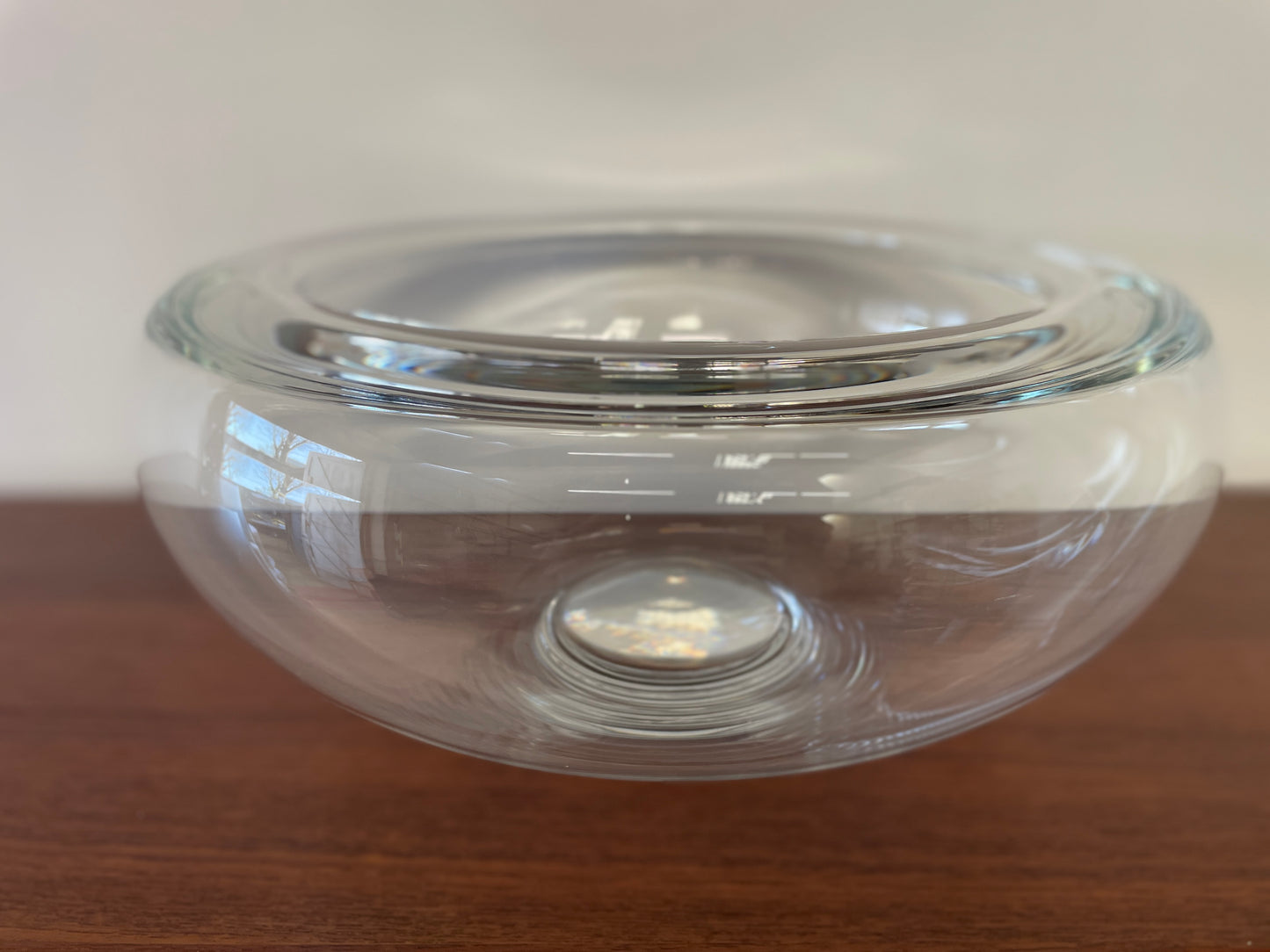 Mid-Century Clear Glass Bowl by Per Lütken for Holmegaard Provence, 1955