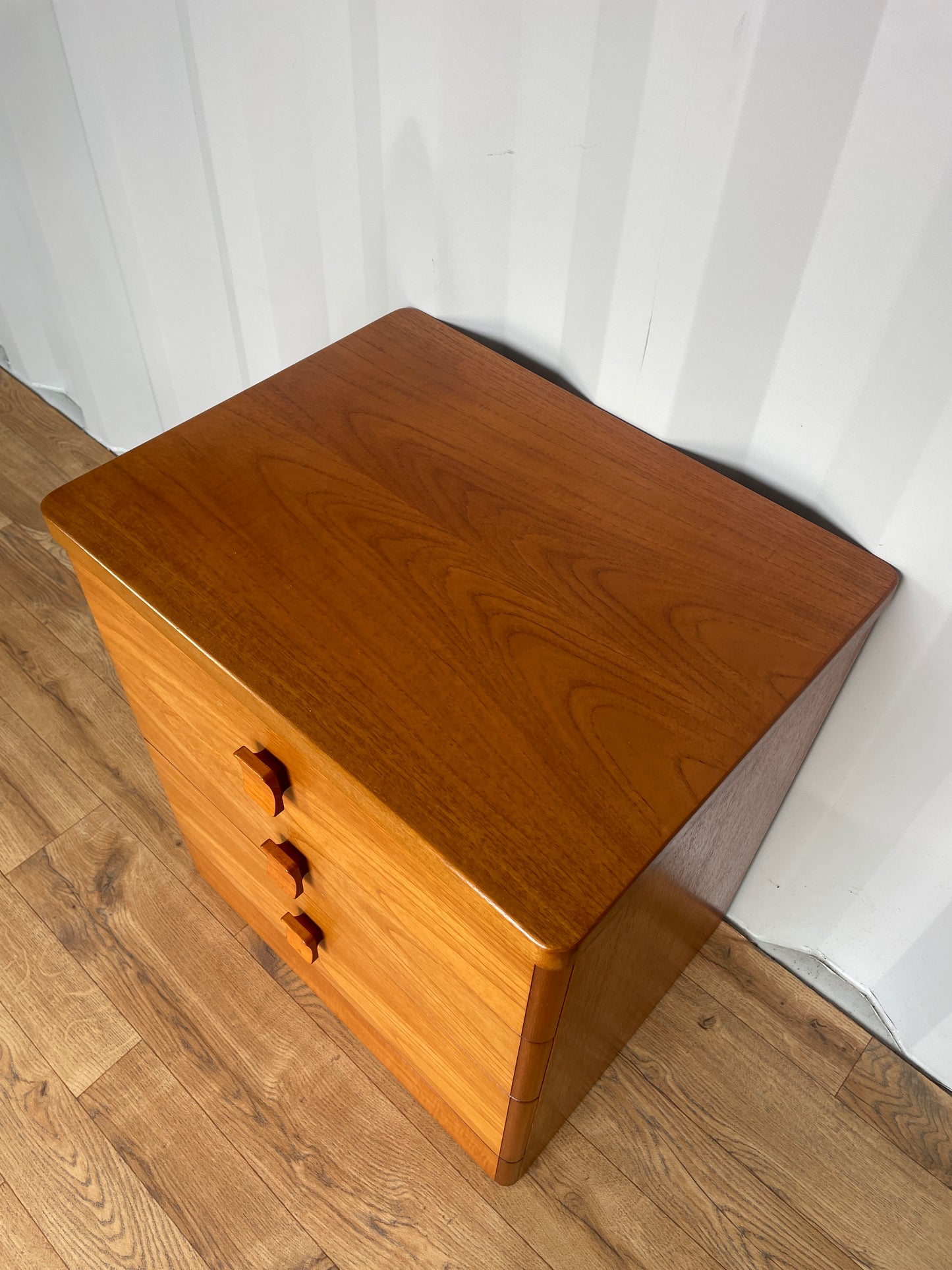 Stag Teak Bedside Chest / Cabinet Mid-Century