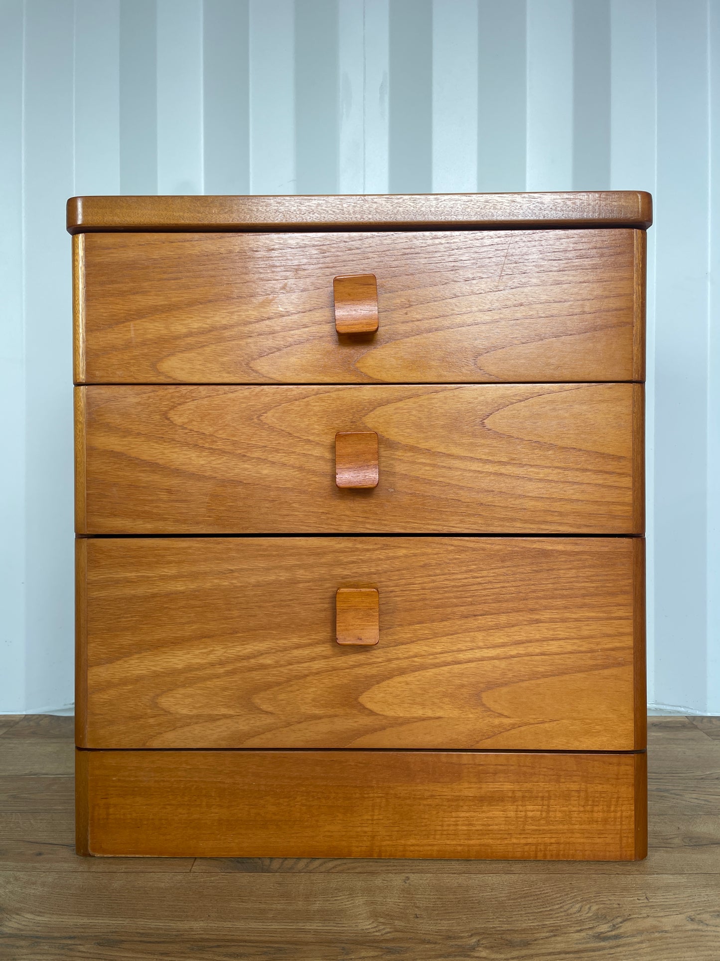Stag Teak Bedside Chest / Cabinet Mid-Century