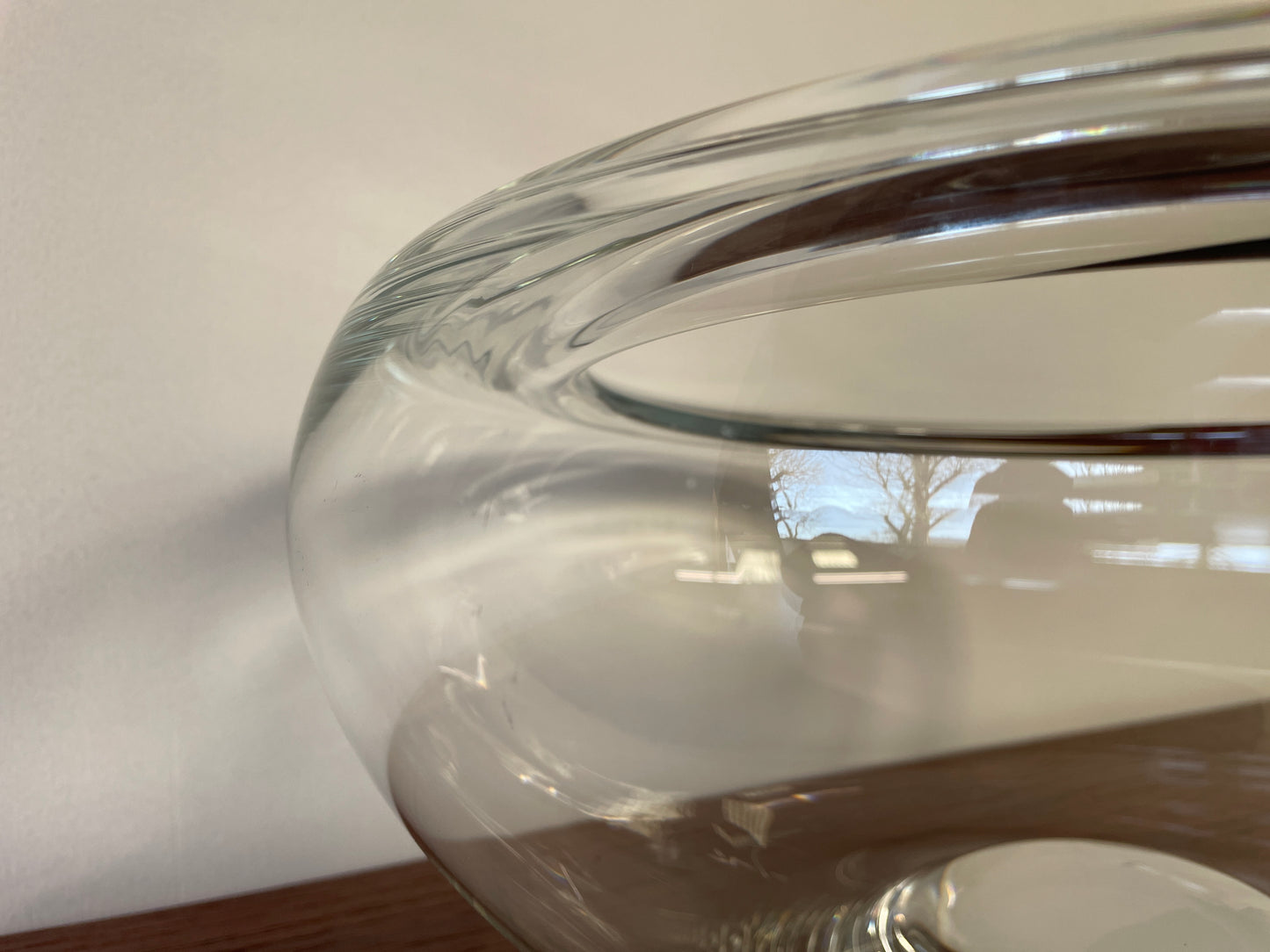 Mid-Century Clear Glass Bowl by Per Lütken for Holmegaard Provence, 1955