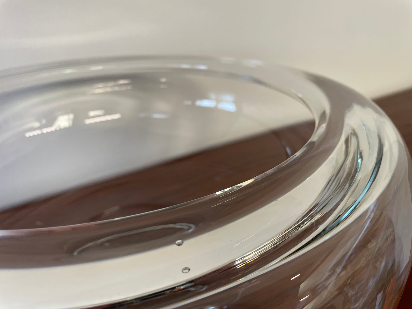 Mid-Century Clear Glass Bowl by Per Lütken for Holmegaard Provence, 1955