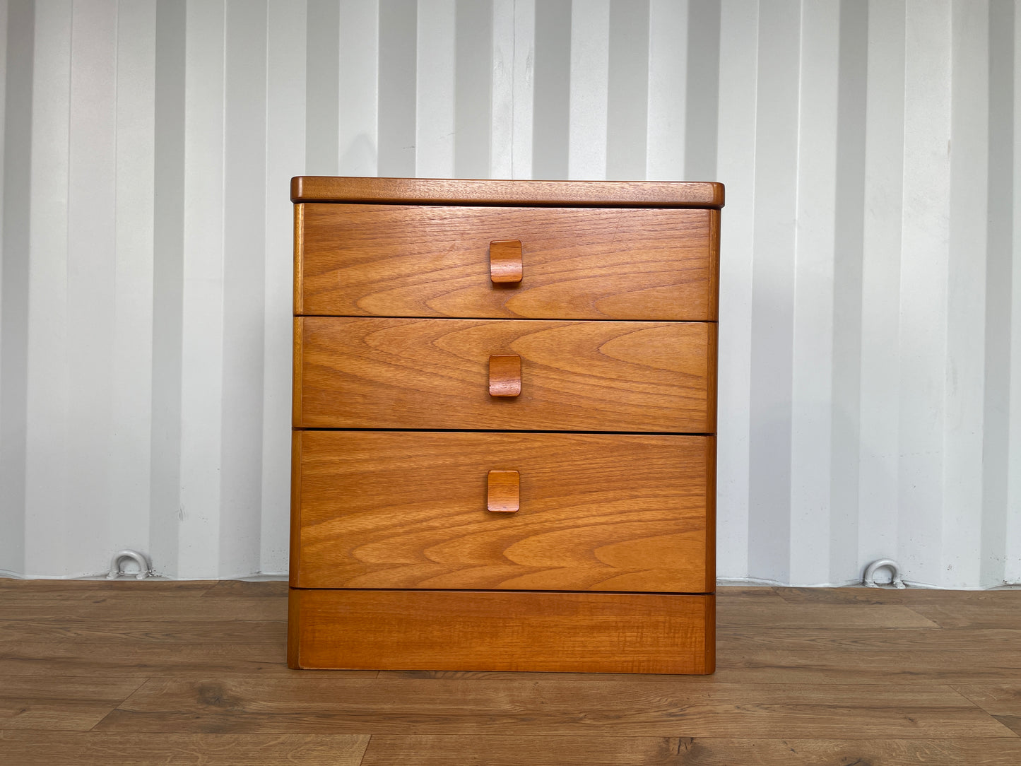 Stag Teak Bedside Chest / Cabinet Mid-Century
