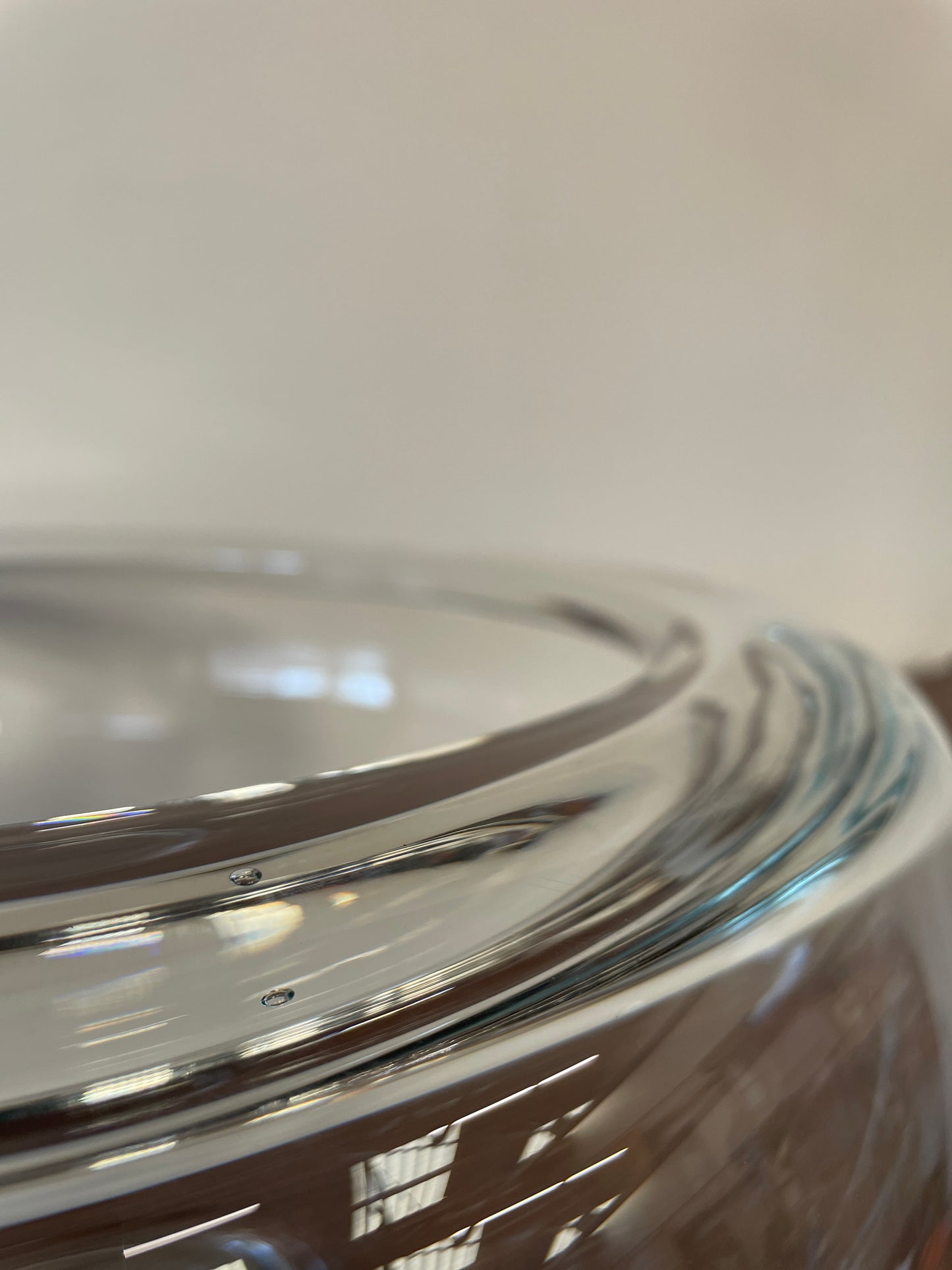 Mid-Century Clear Glass Bowl by Per Lütken for Holmegaard Provence, 1955