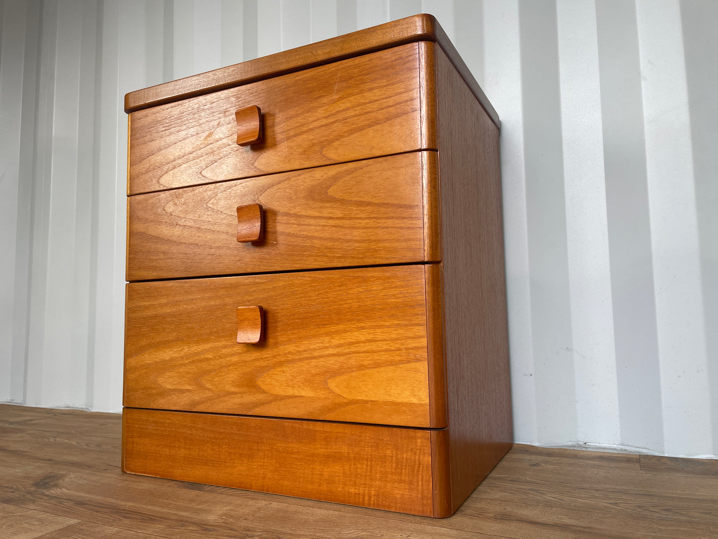 Stag Teak Bedside Chest / Cabinet Mid-Century