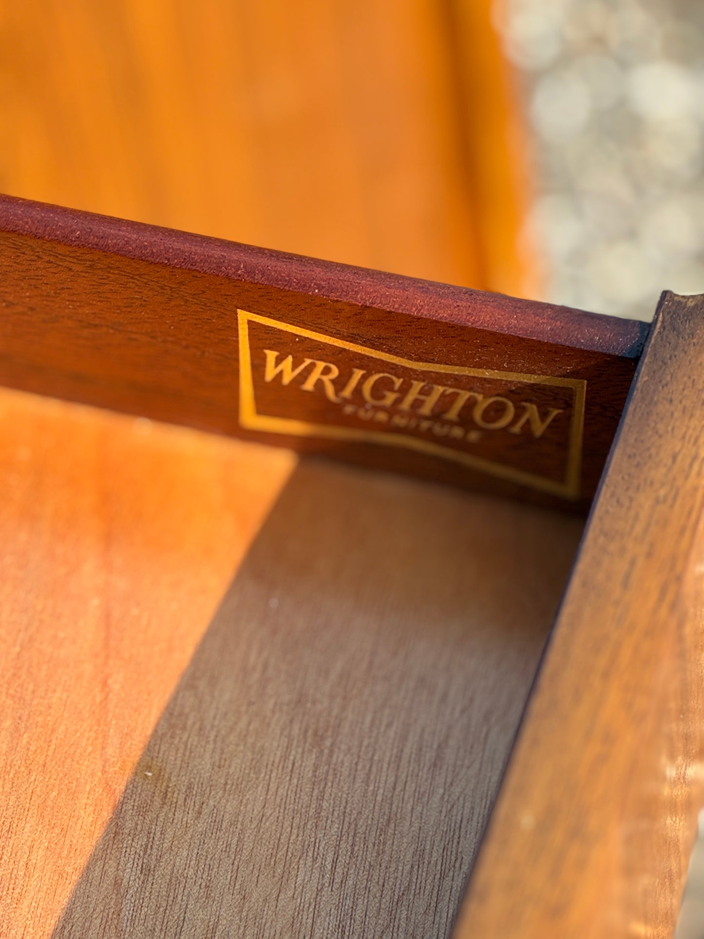 Wrighton Mid-Century Teak Sideboard Display Cabinet | British Retro Drinks Cabinet | Vintage Glass Display & Storage | 137cm