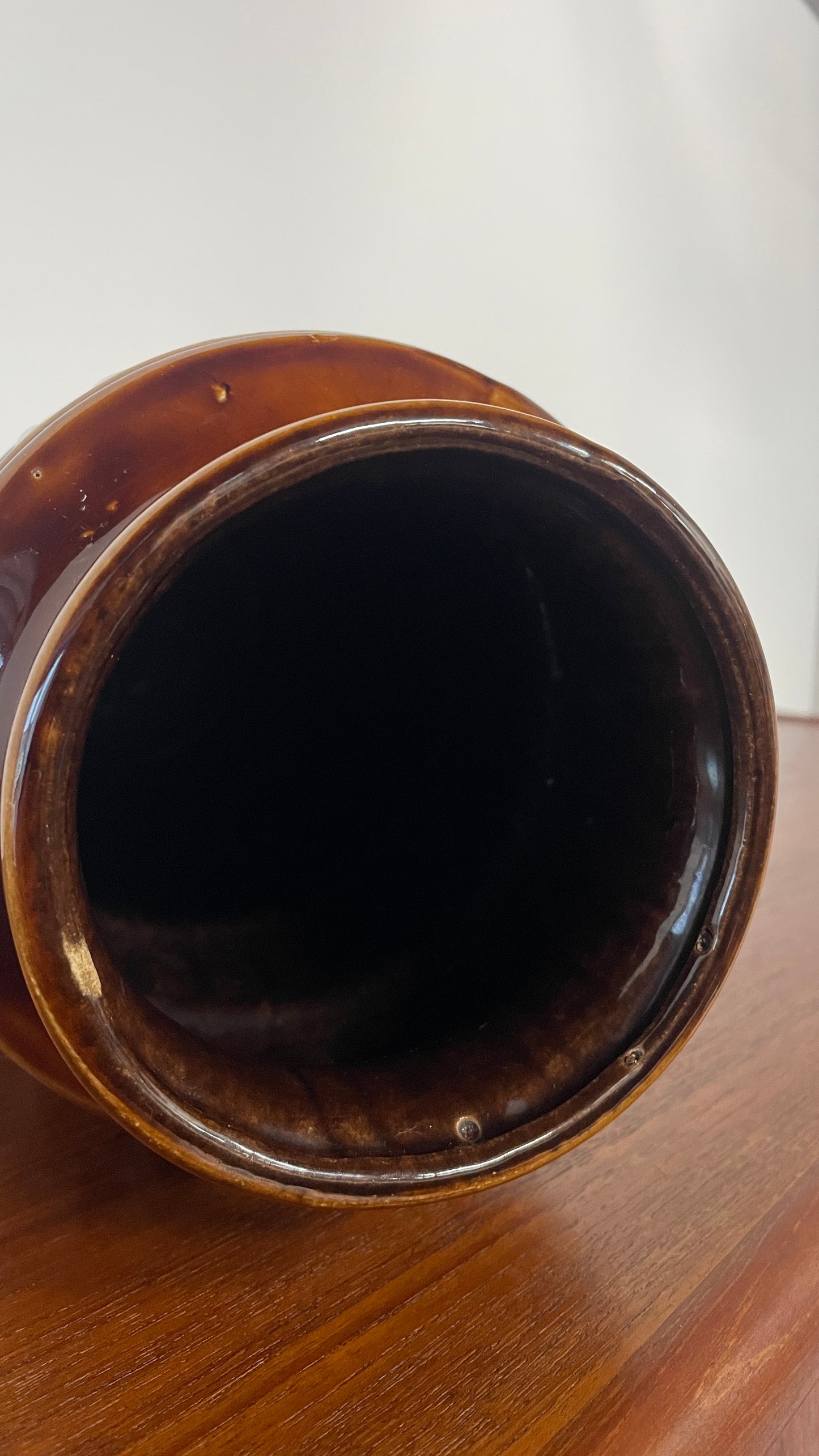 Large Mid-Century West German Brown Vase | W. Germany 268-40 | 40cm