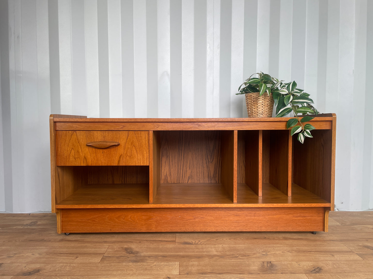 Media TV Cabinet Unit - Mid-Century / Records Storage