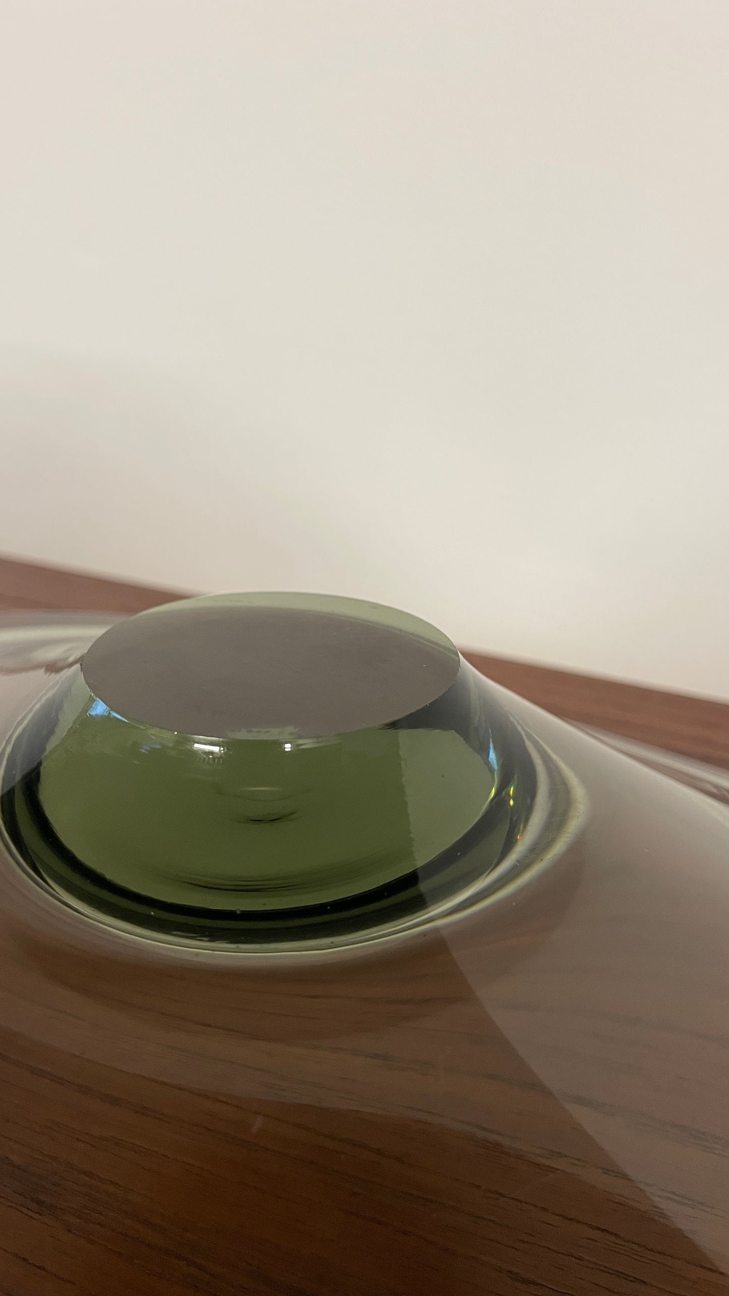 Mid-Century Danish Smoked Glass Dish by Per Lütken for Holmegaard Provence