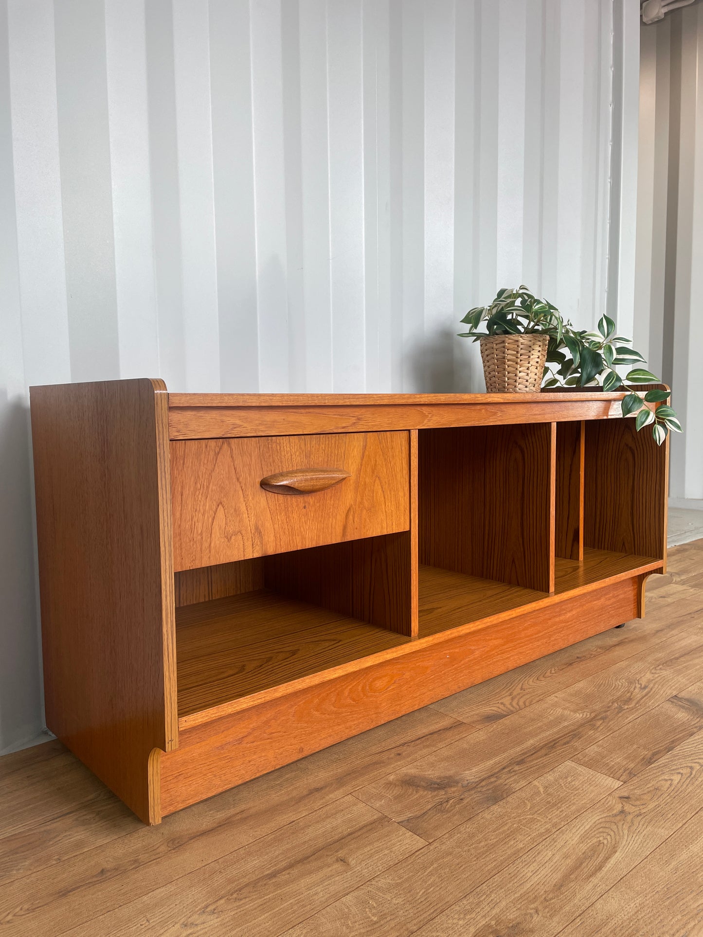 Media TV Cabinet Unit - Mid-Century / Records Storage