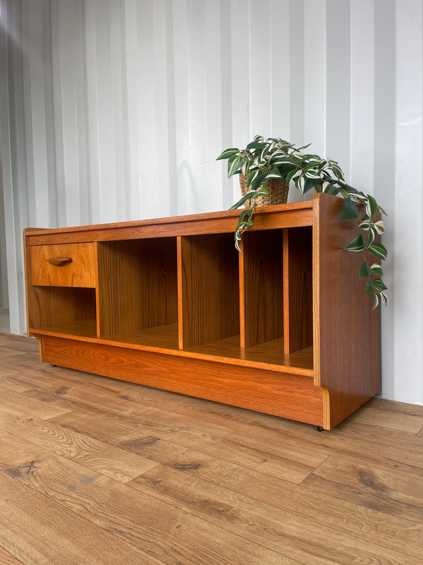 Media TV Cabinet Unit - Mid-Century / Records Storage