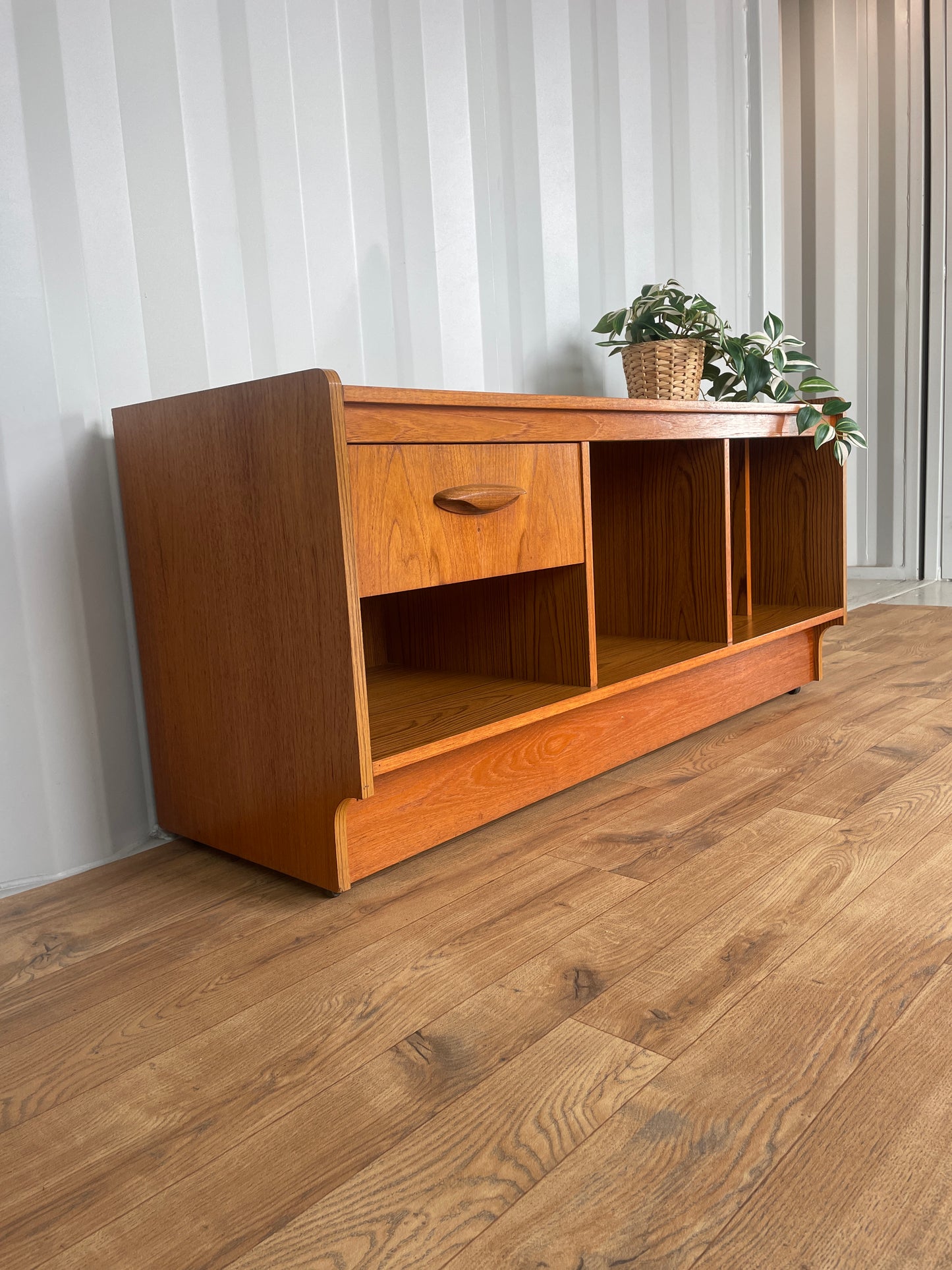 Media TV Cabinet Unit - Mid-Century / Records Storage