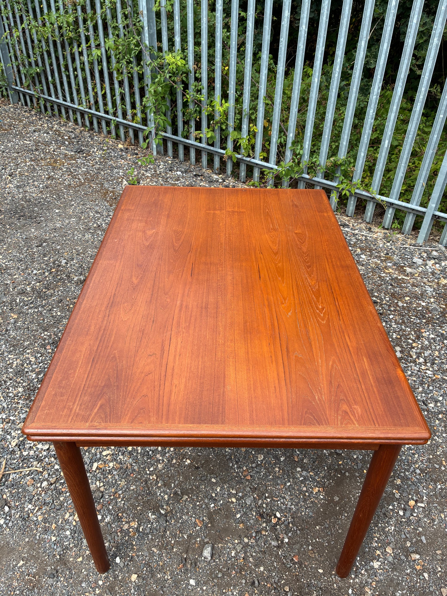 Vintage Danish Extendable Teak Dining Table | Mid-Century Scandinavian