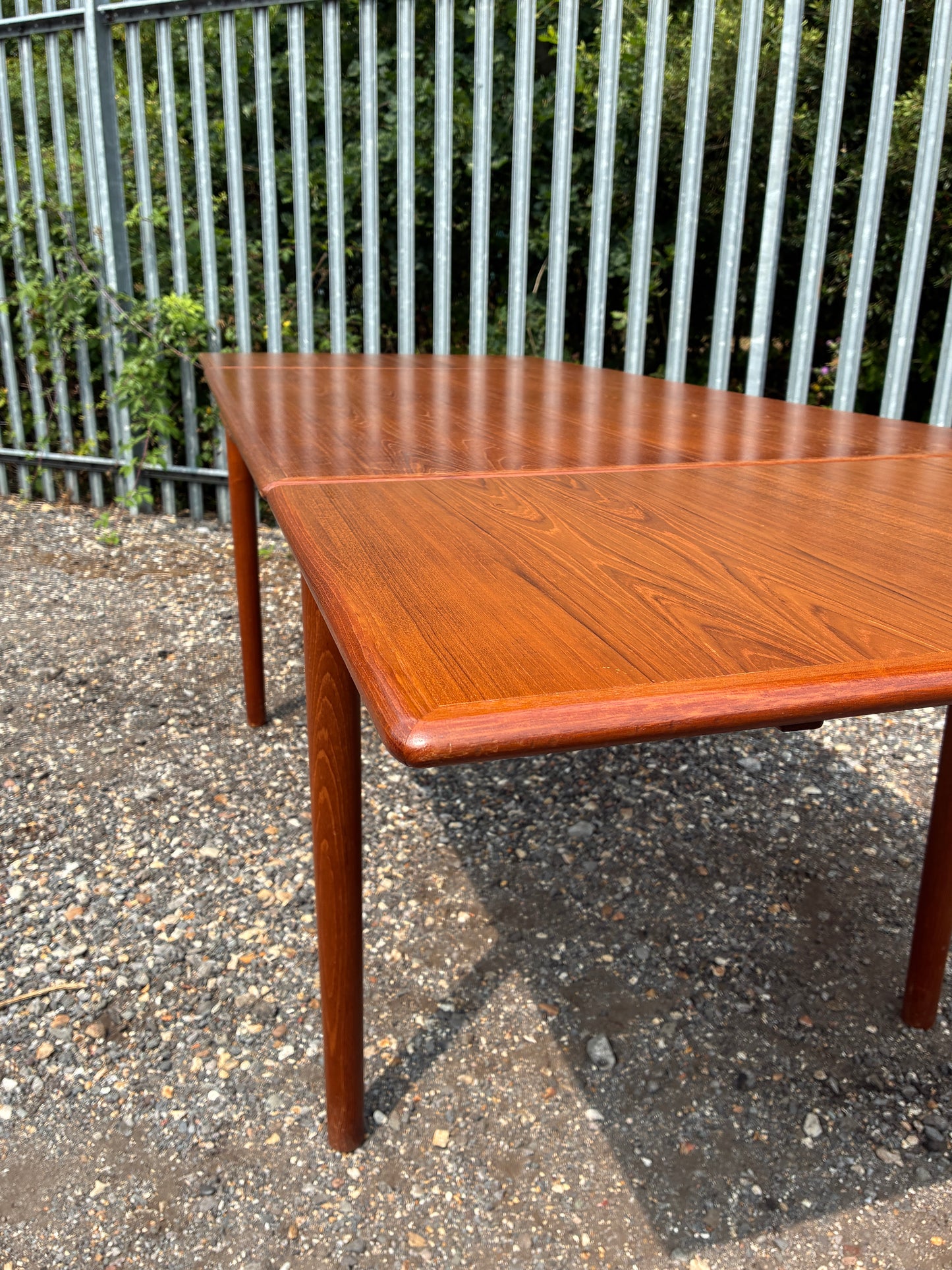 Vintage Danish Extendable Teak Dining Table | Mid-Century Scandinavian