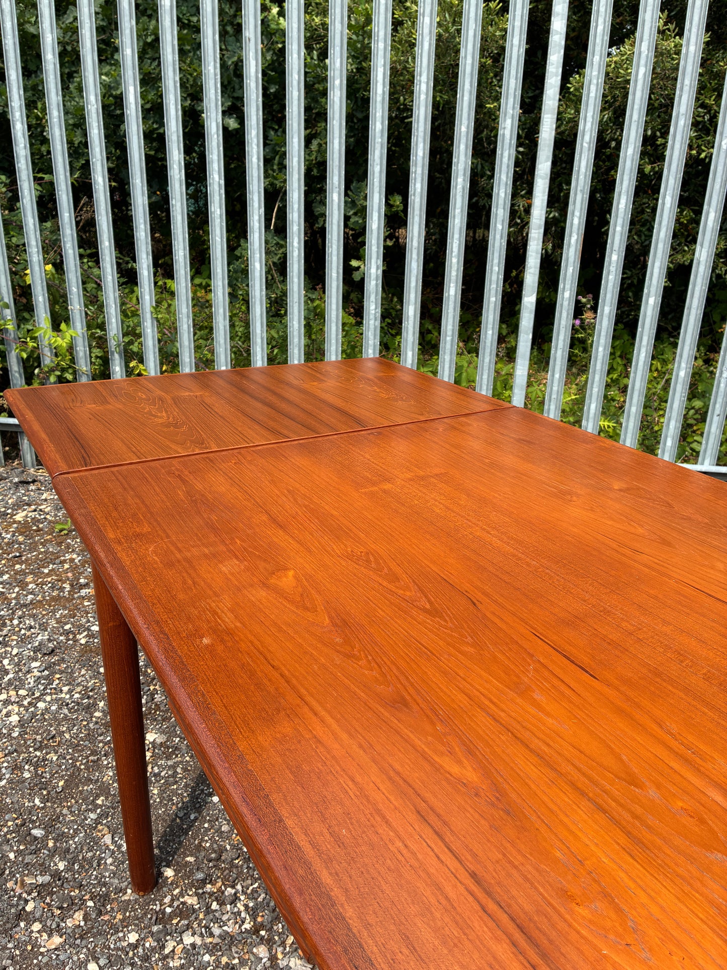 Vintage Danish Extendable Teak Dining Table | Mid-Century Scandinavian