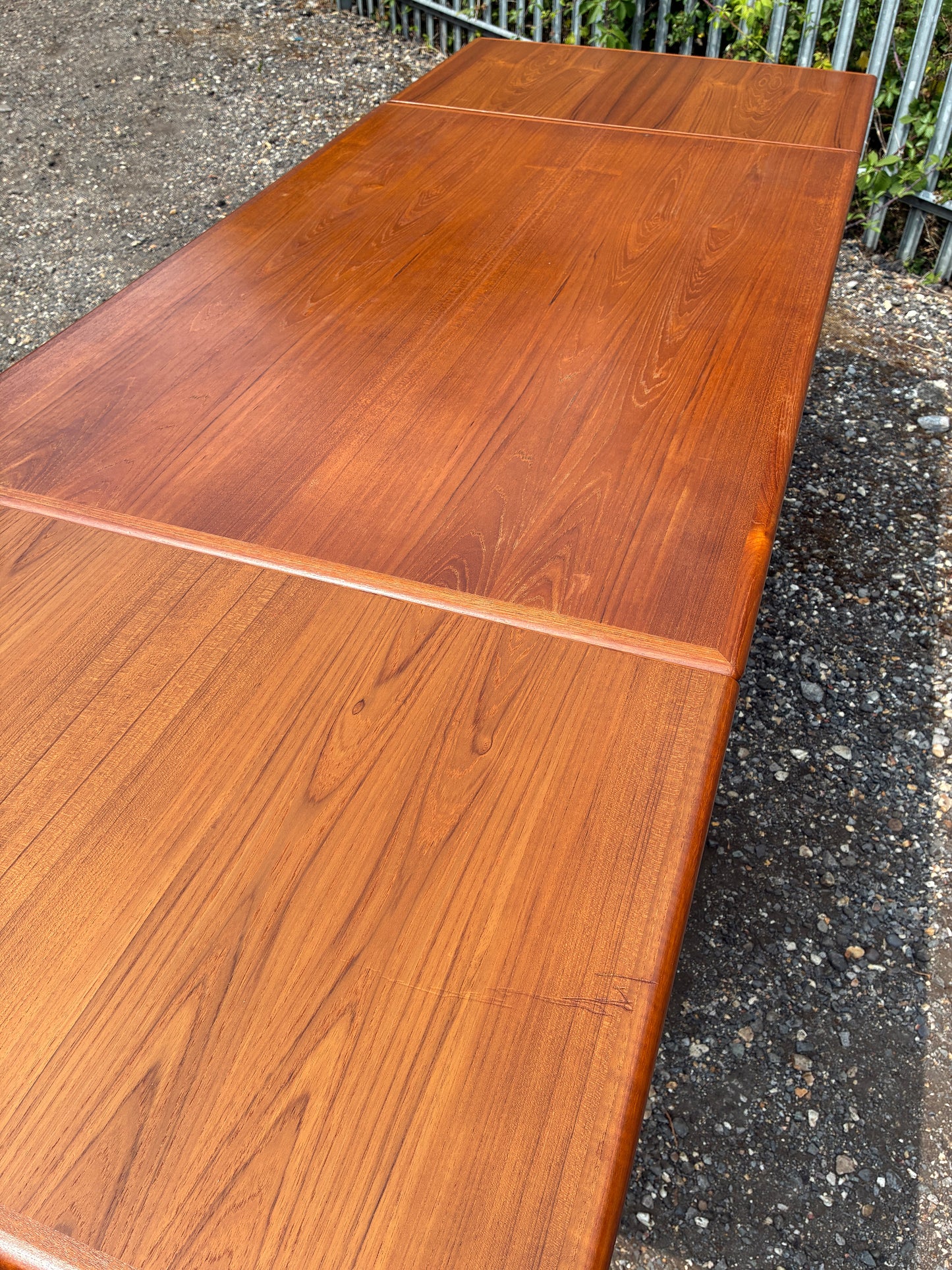 Vintage Danish Extendable Teak Dining Table | Mid-Century Scandinavian