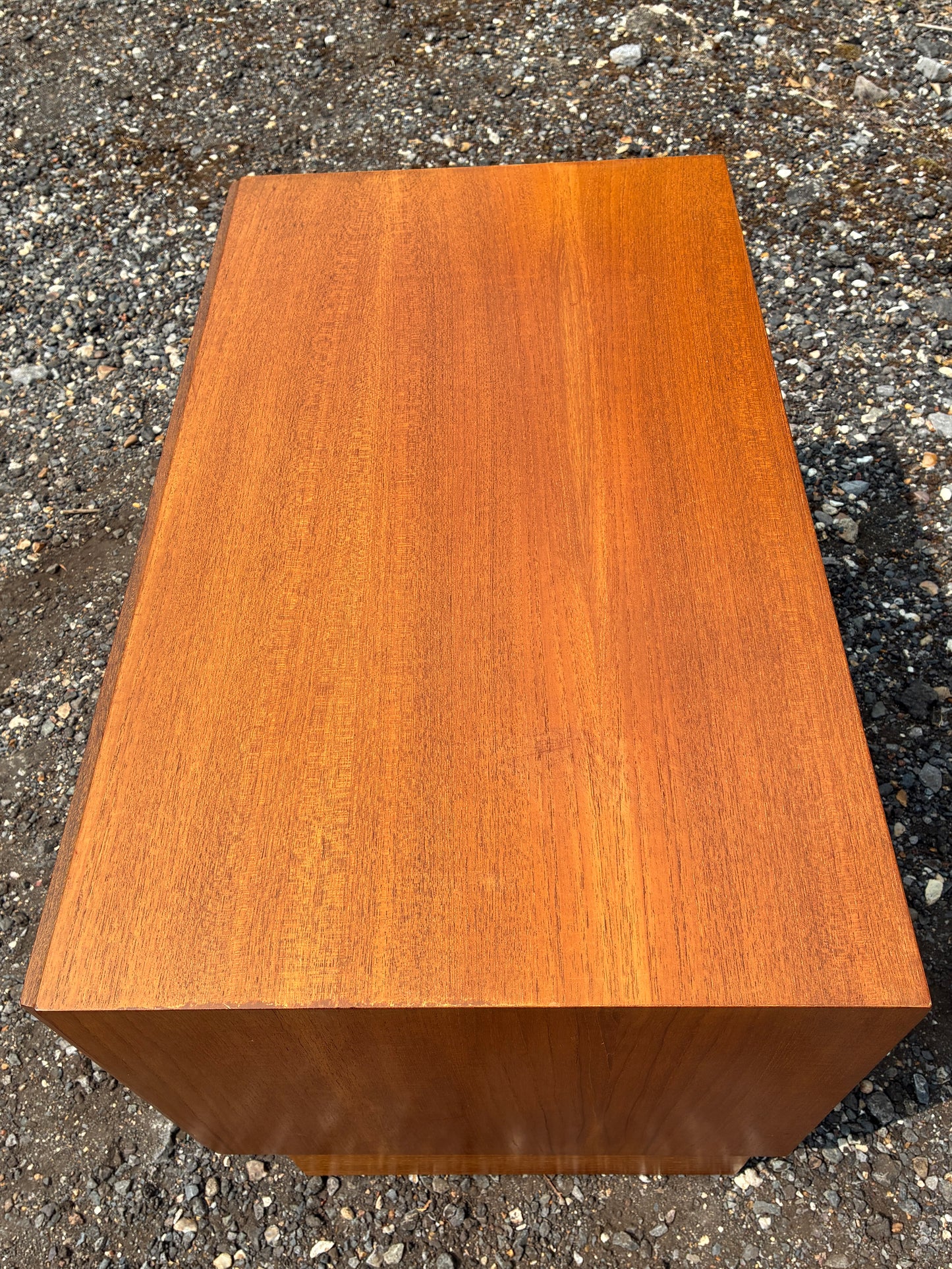 G Plan Teak Sliding Door Cupboard | Mid Century Storage Cabinet | Compact Media Cabinet