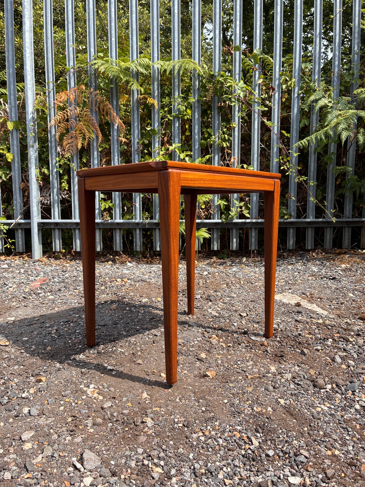 Mid-Century Teak Side Table | Danish Style Occasional Table | Retro Vintage End Table