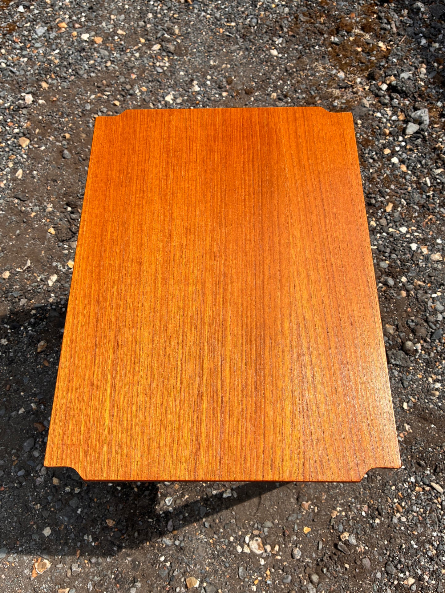 Mid-Century Teak Side Table | Danish Style Occasional Table | Retro Vintage End Table