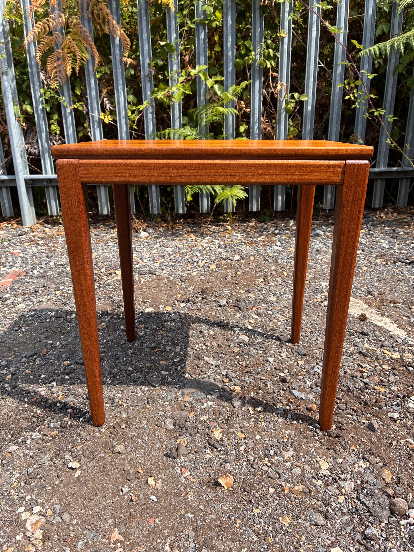 Mid-Century Teak Side Table | Danish Style Occasional Table | Retro Vintage End Table