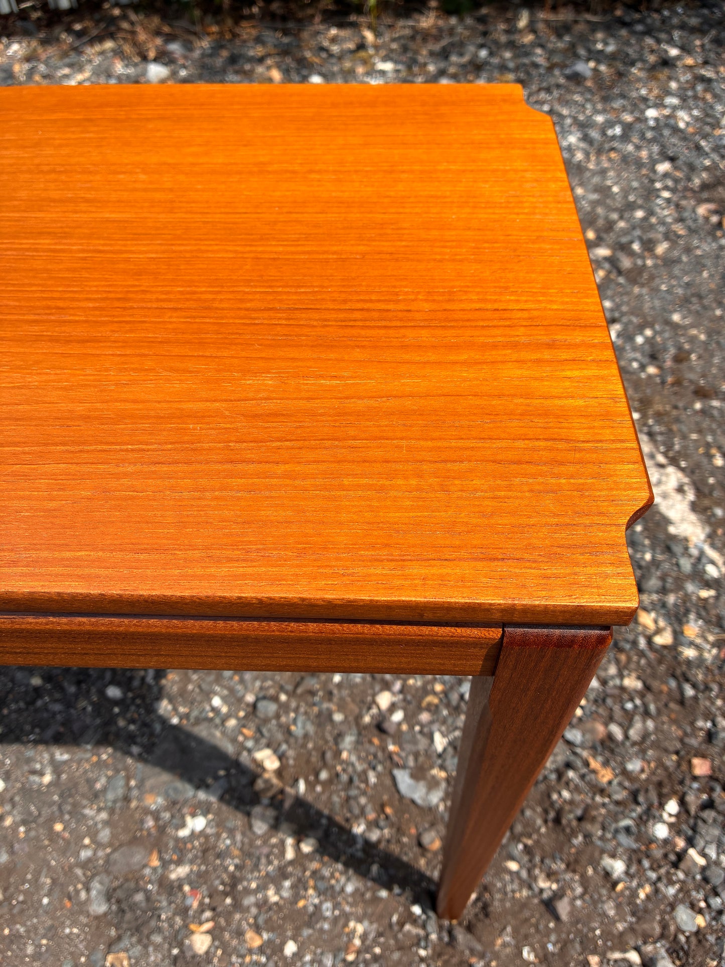 Mid-Century Teak Side Table | Danish Style Occasional Table | Retro Vintage End Table