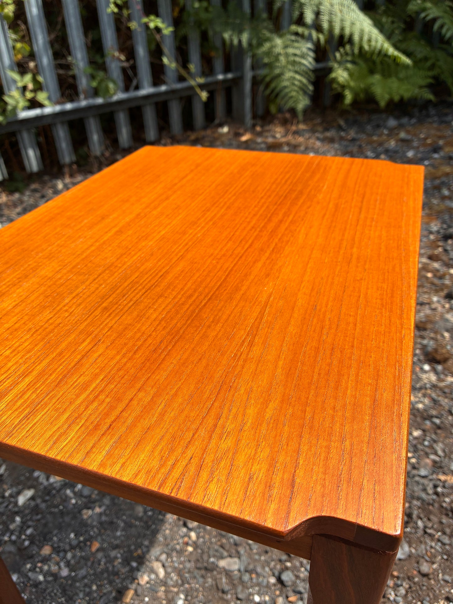 Mid-Century Teak Side Table | Danish Style Occasional Table | Retro Vintage End Table